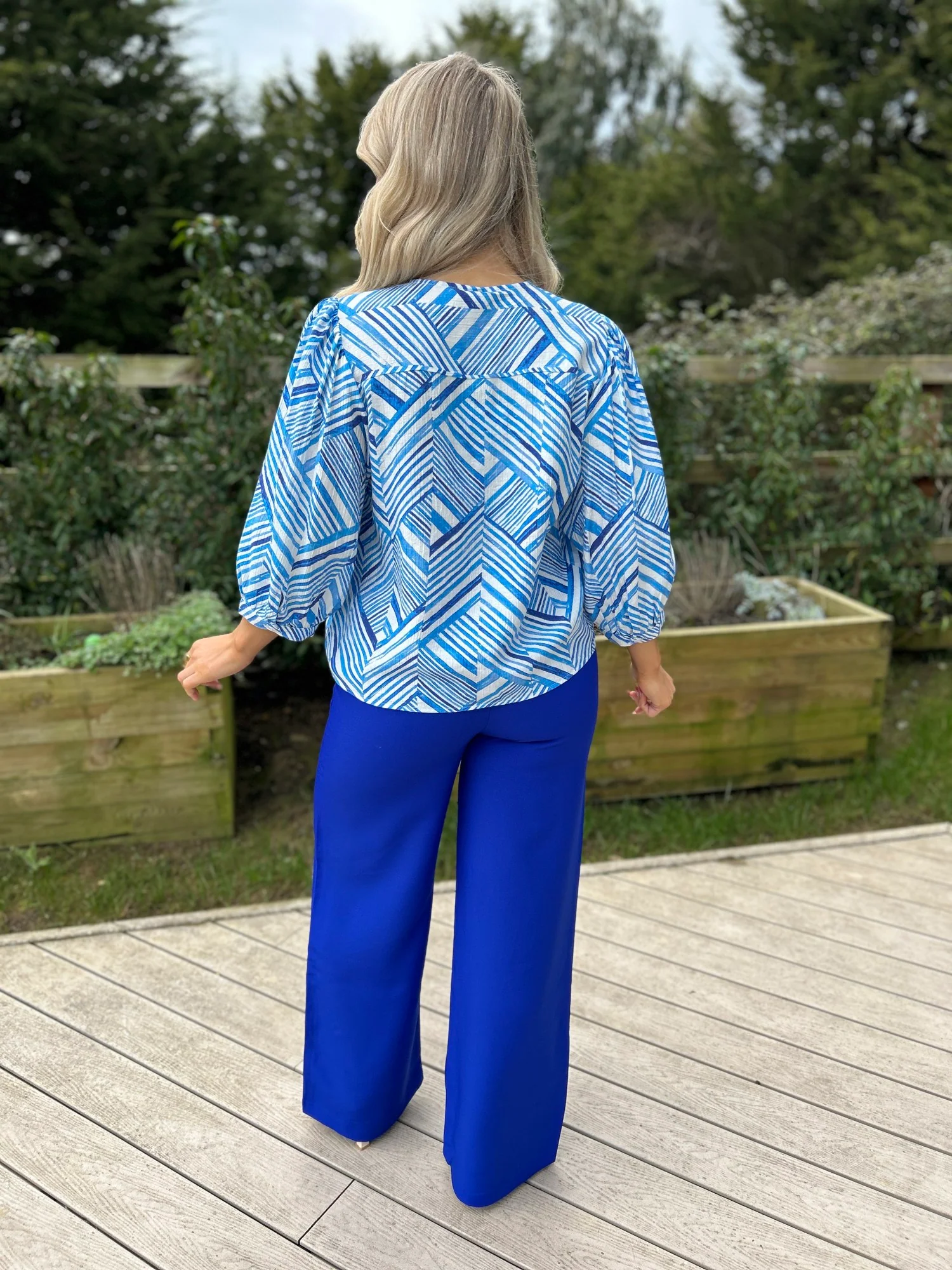 Alexis Top Blue - Image 11