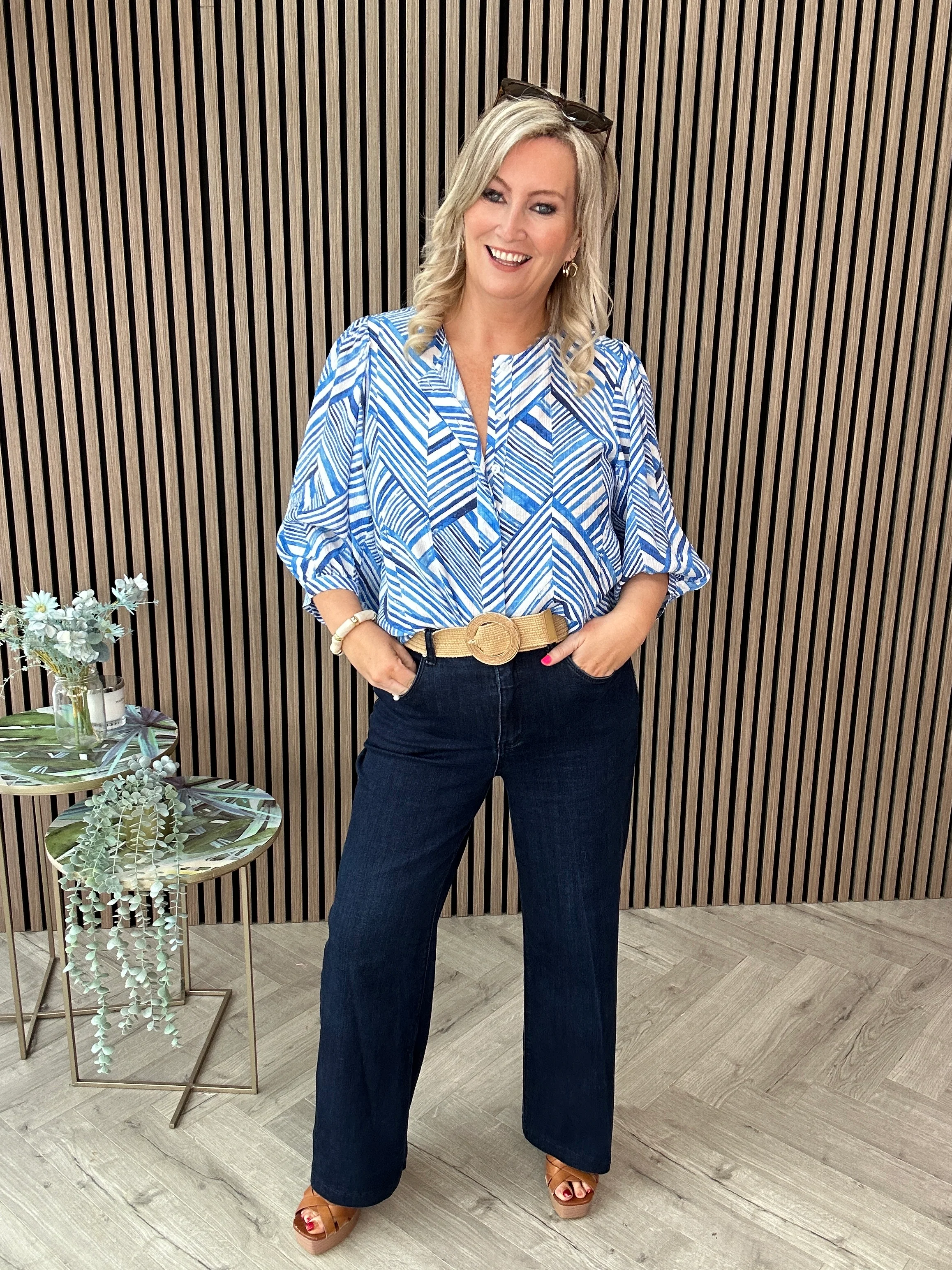 Alexis Top Blue - Image 12