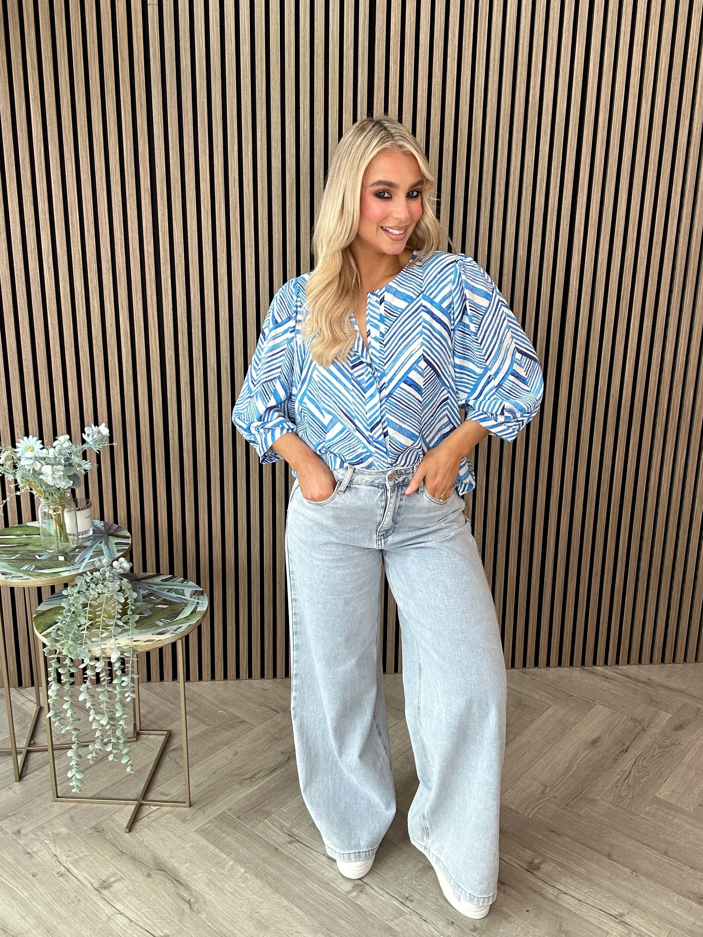 Alexis Top Blue - Image 13