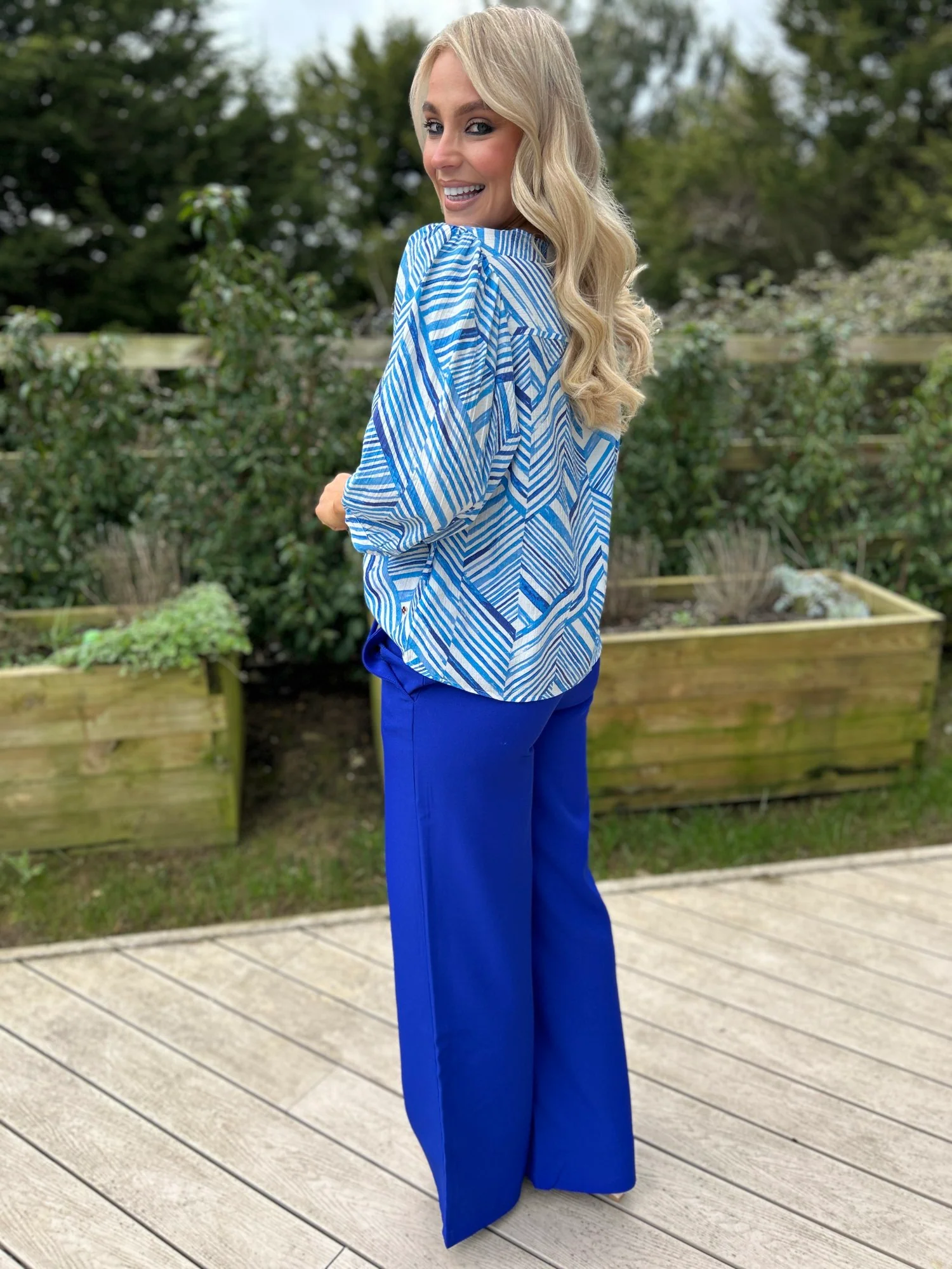 Alexis Top Blue - Image 4