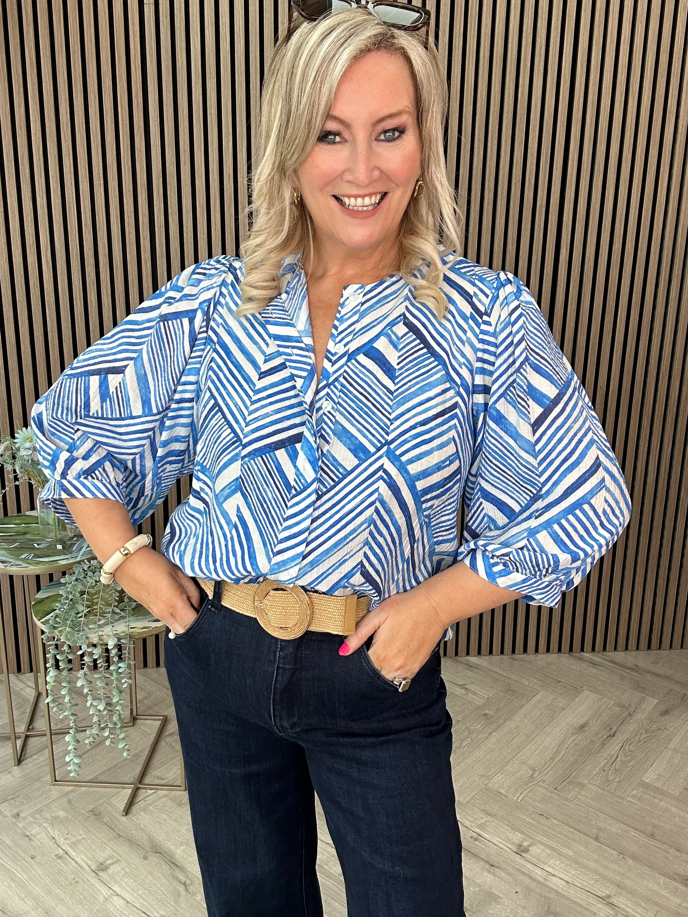 Alexis Top Blue - Image 5