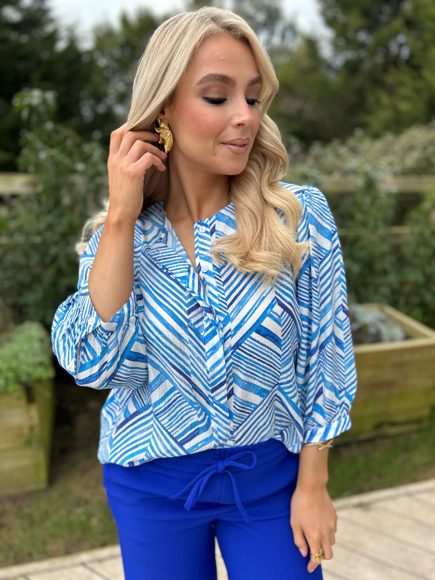 Alexis Top Blue - Image 6