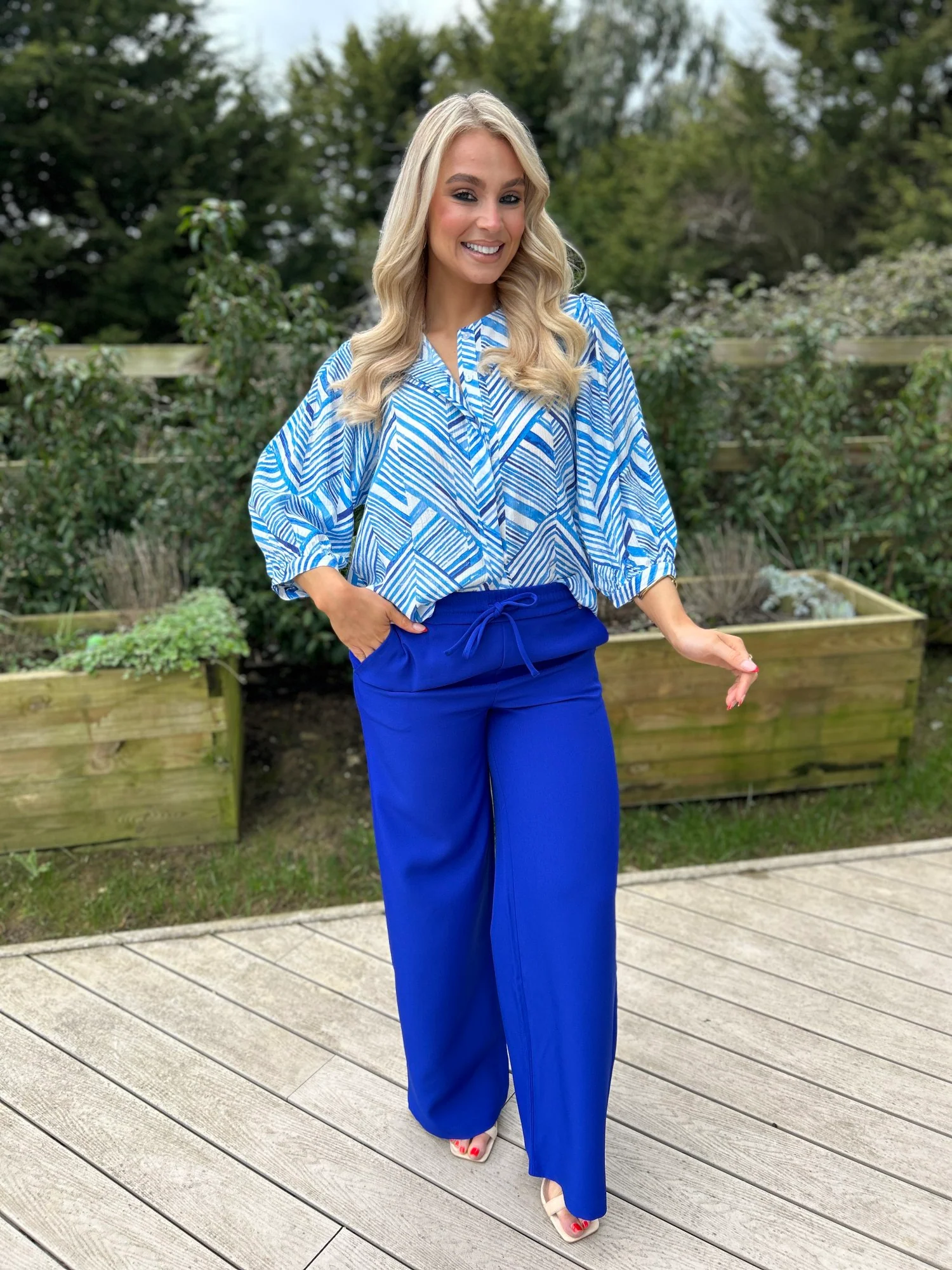 Alexis Top Blue - Image 7