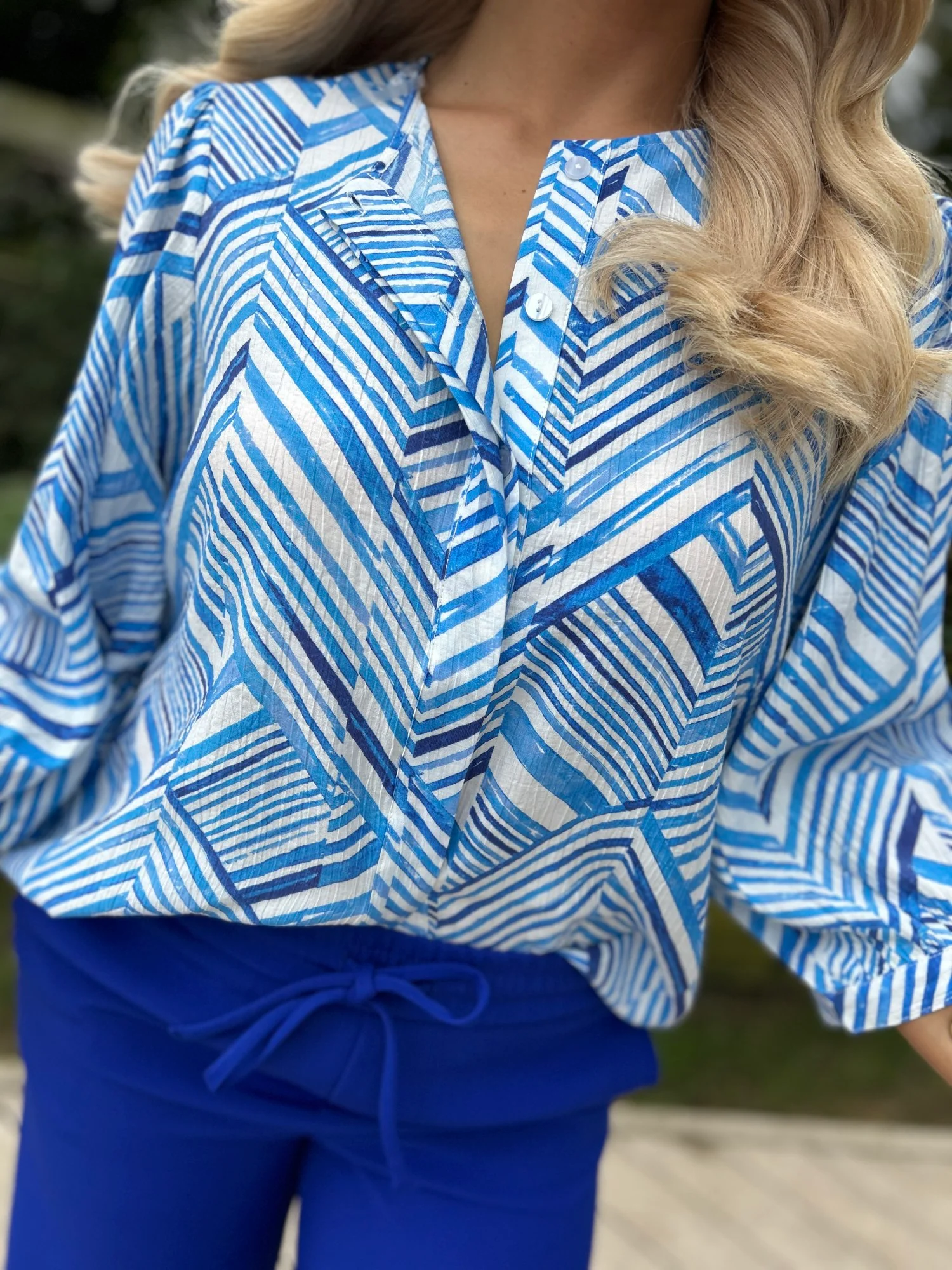 Alexis Top Blue - Image 8