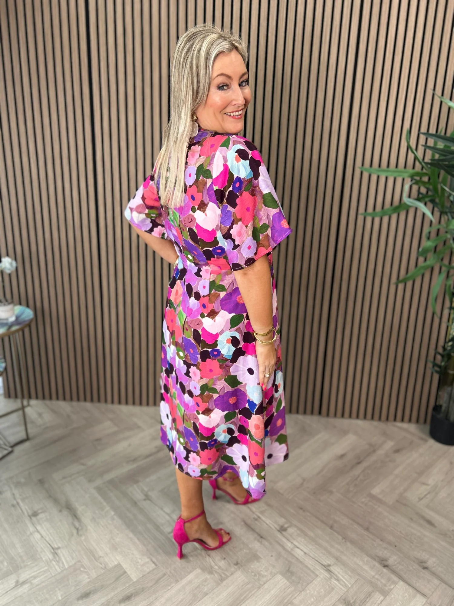 Angelica Dress Pink - Image 5