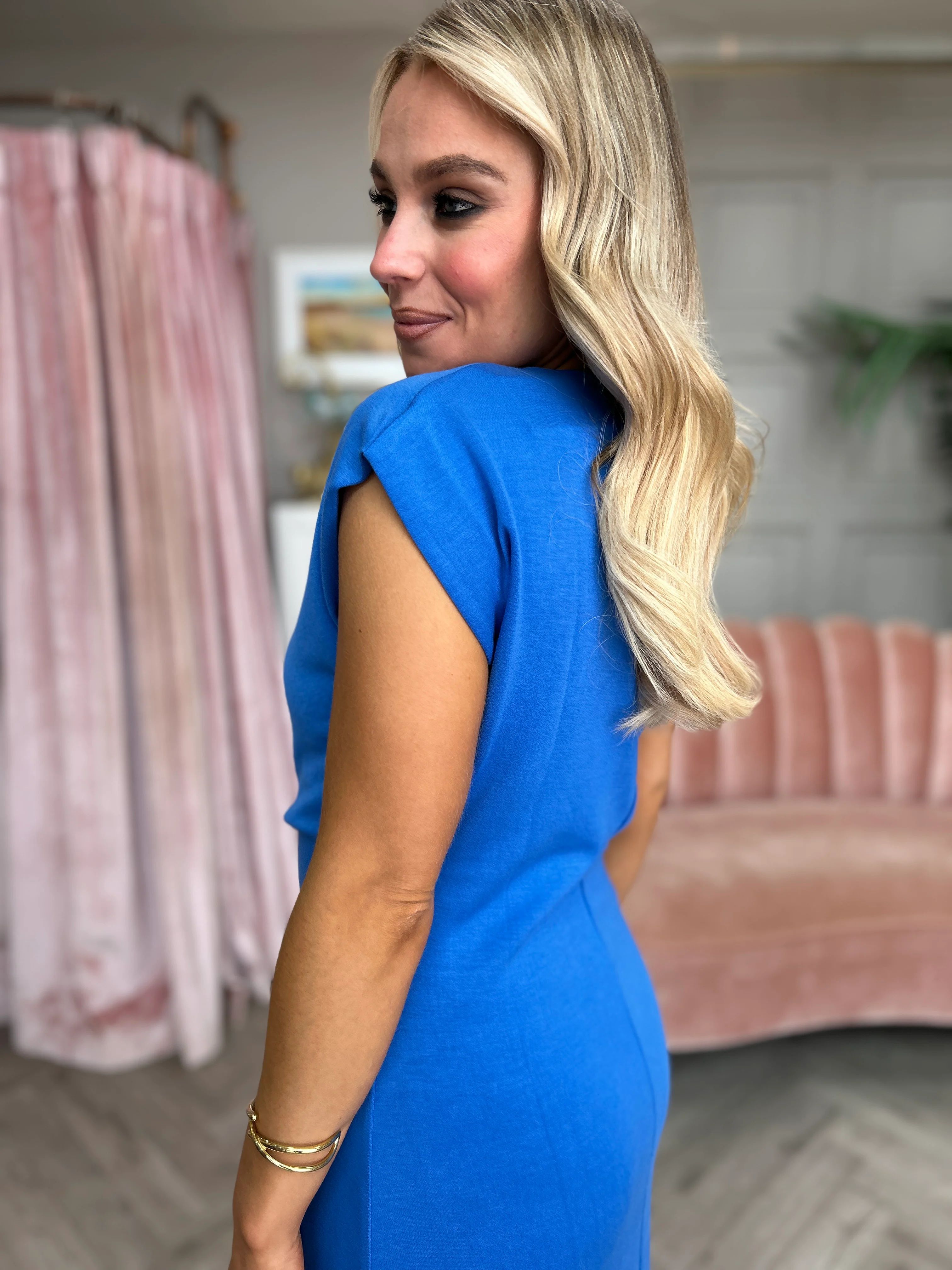 Anya Dress Cobalt Blue - Image 11