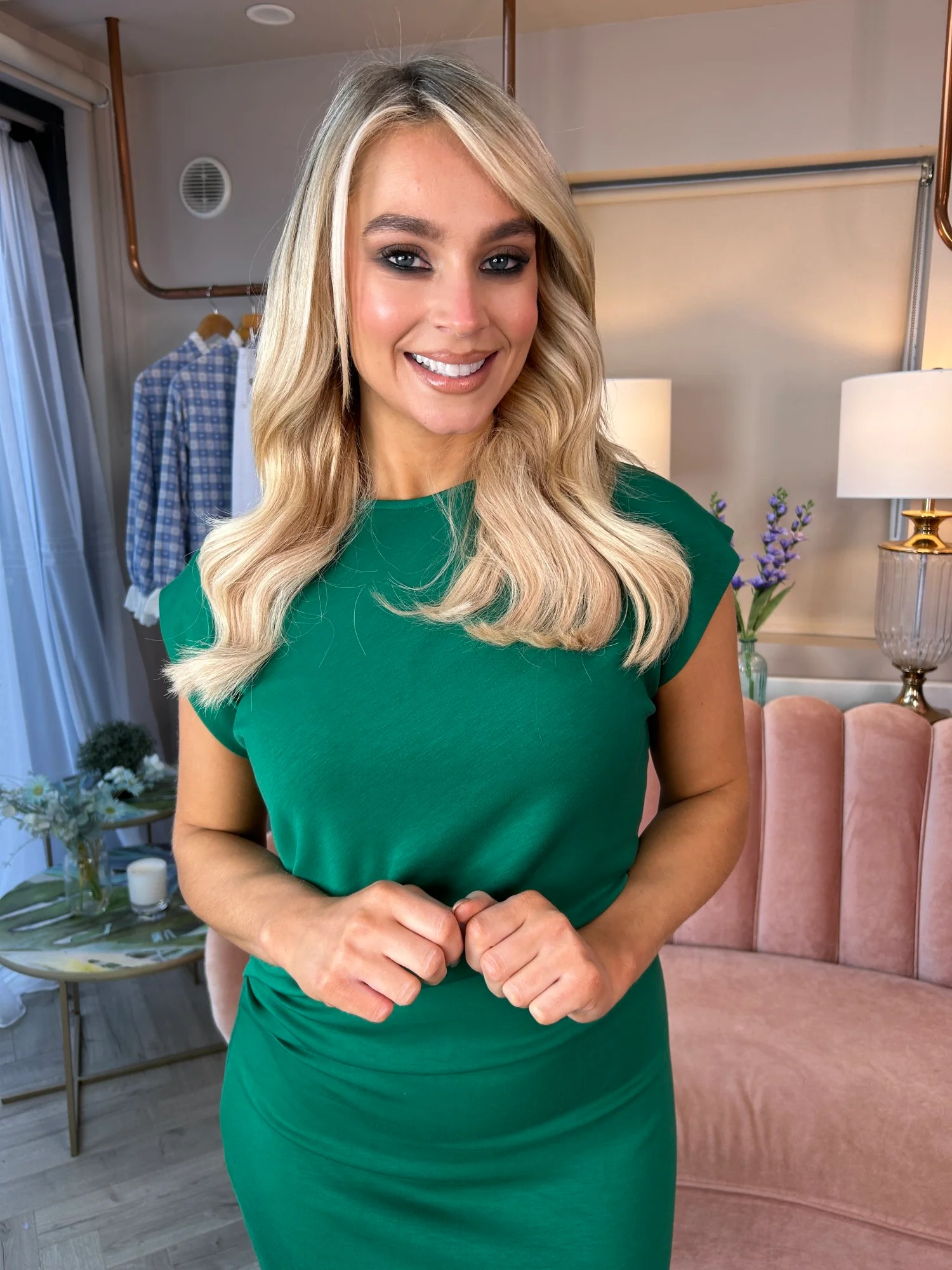 Anya Dress Green - Image 8
