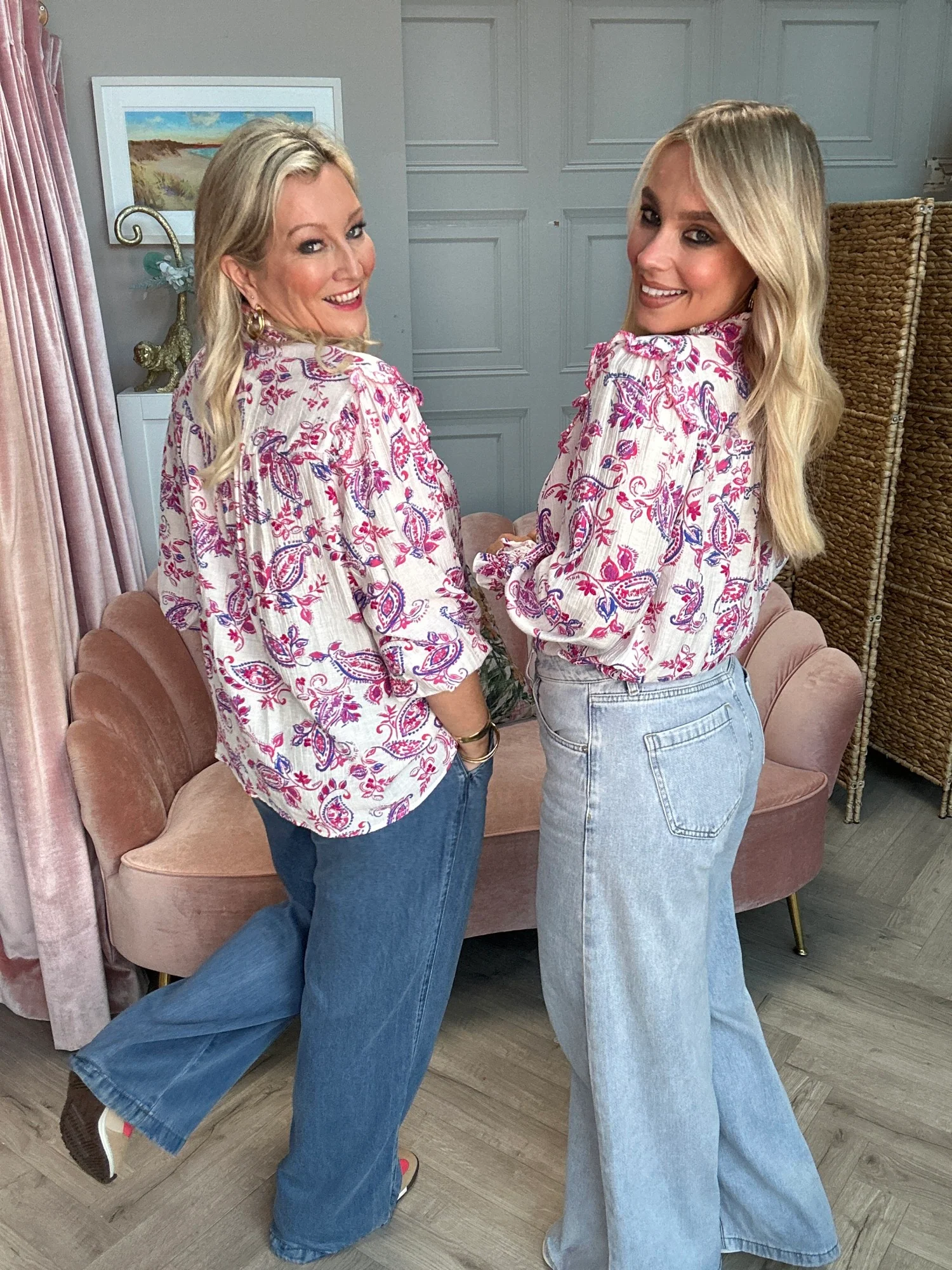 Aralyn Paisley Print blouse - Image 2