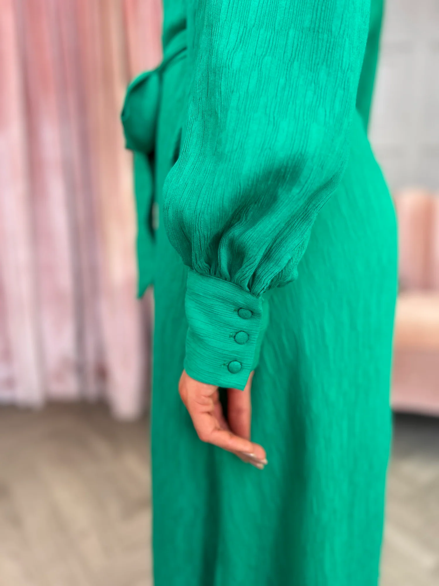 Bella Dress Green - Image 3