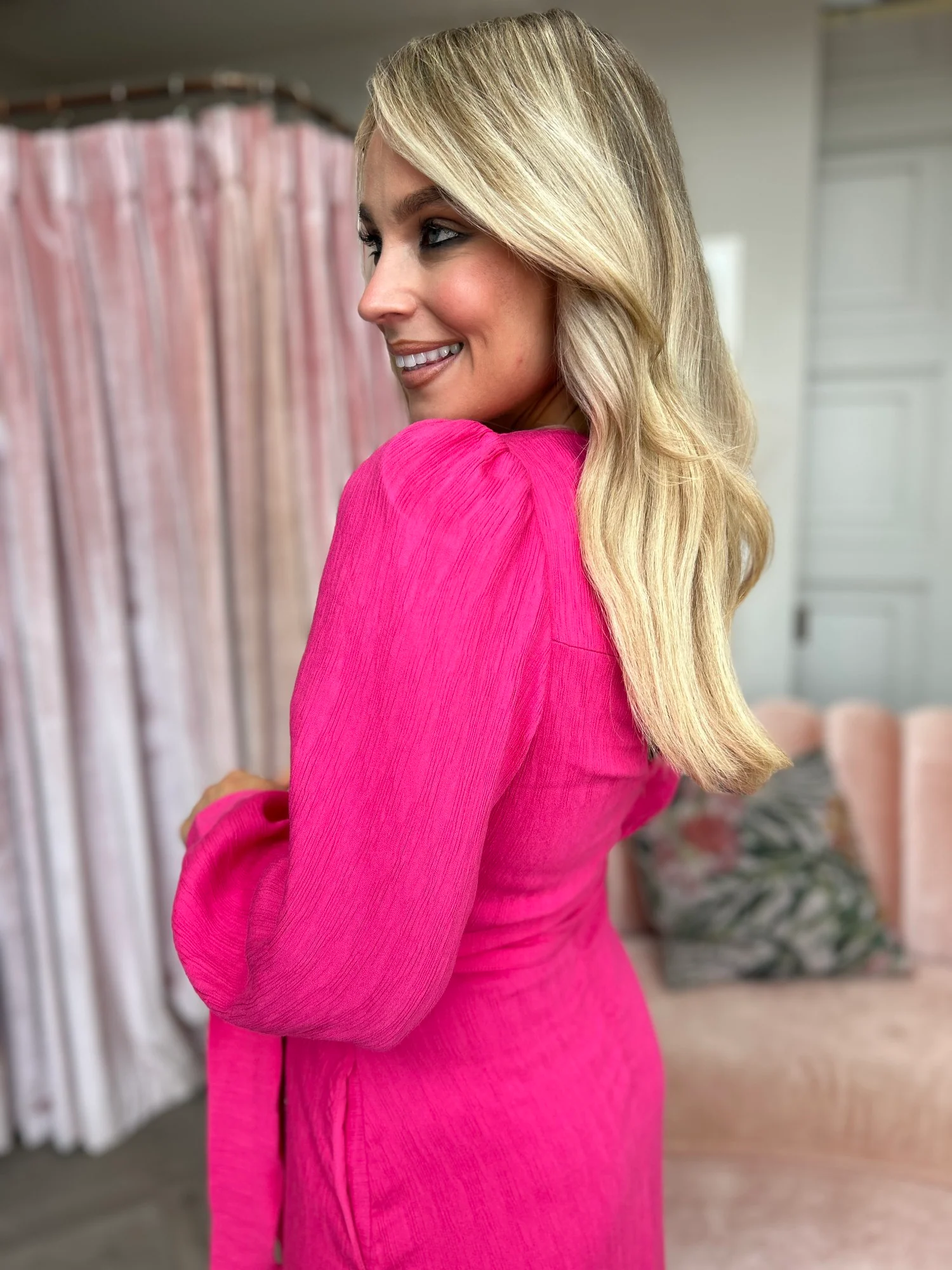 Bella Dress Magenta - Image 4