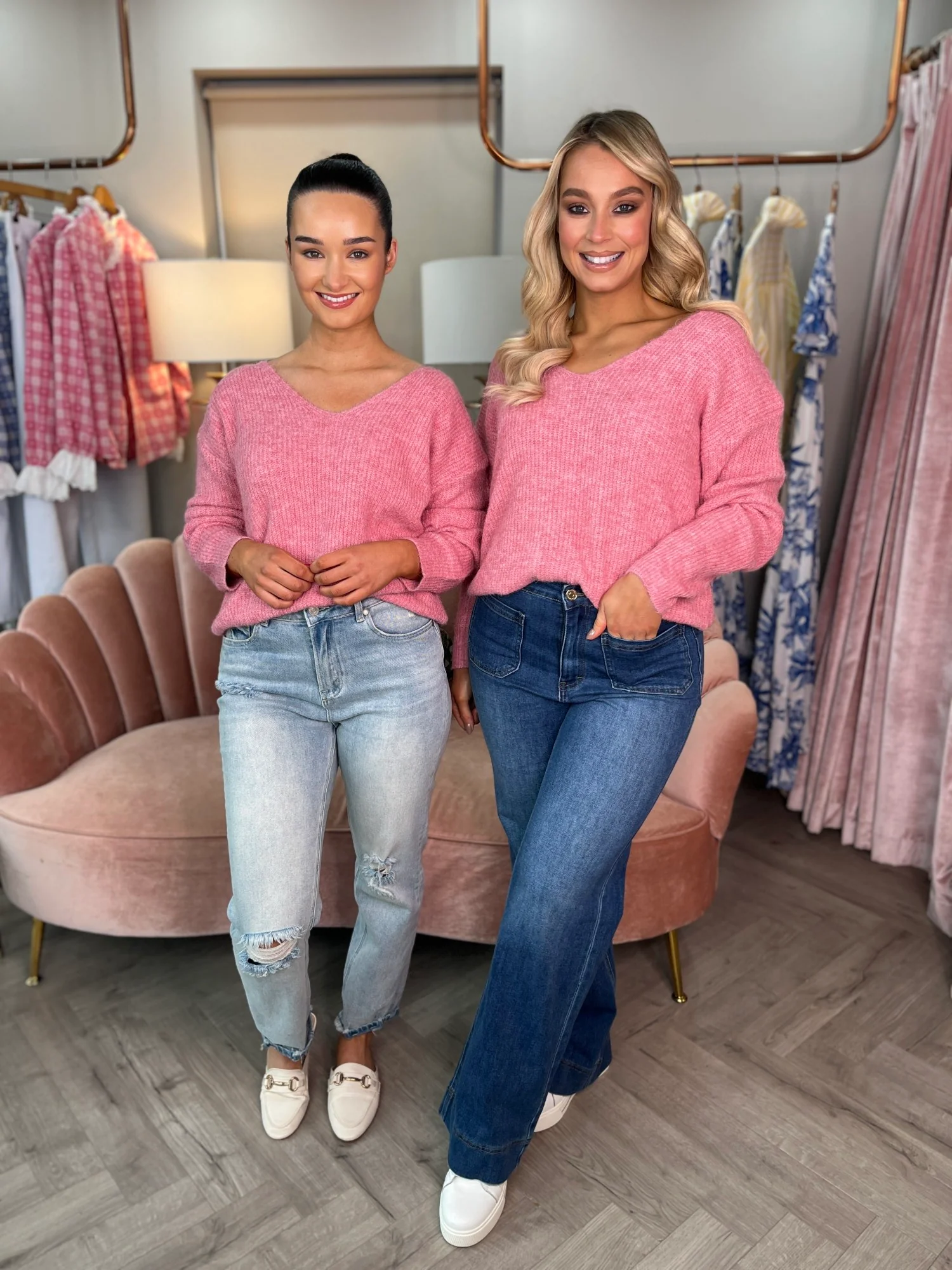 Belle Pink Bow Knit - Image 4