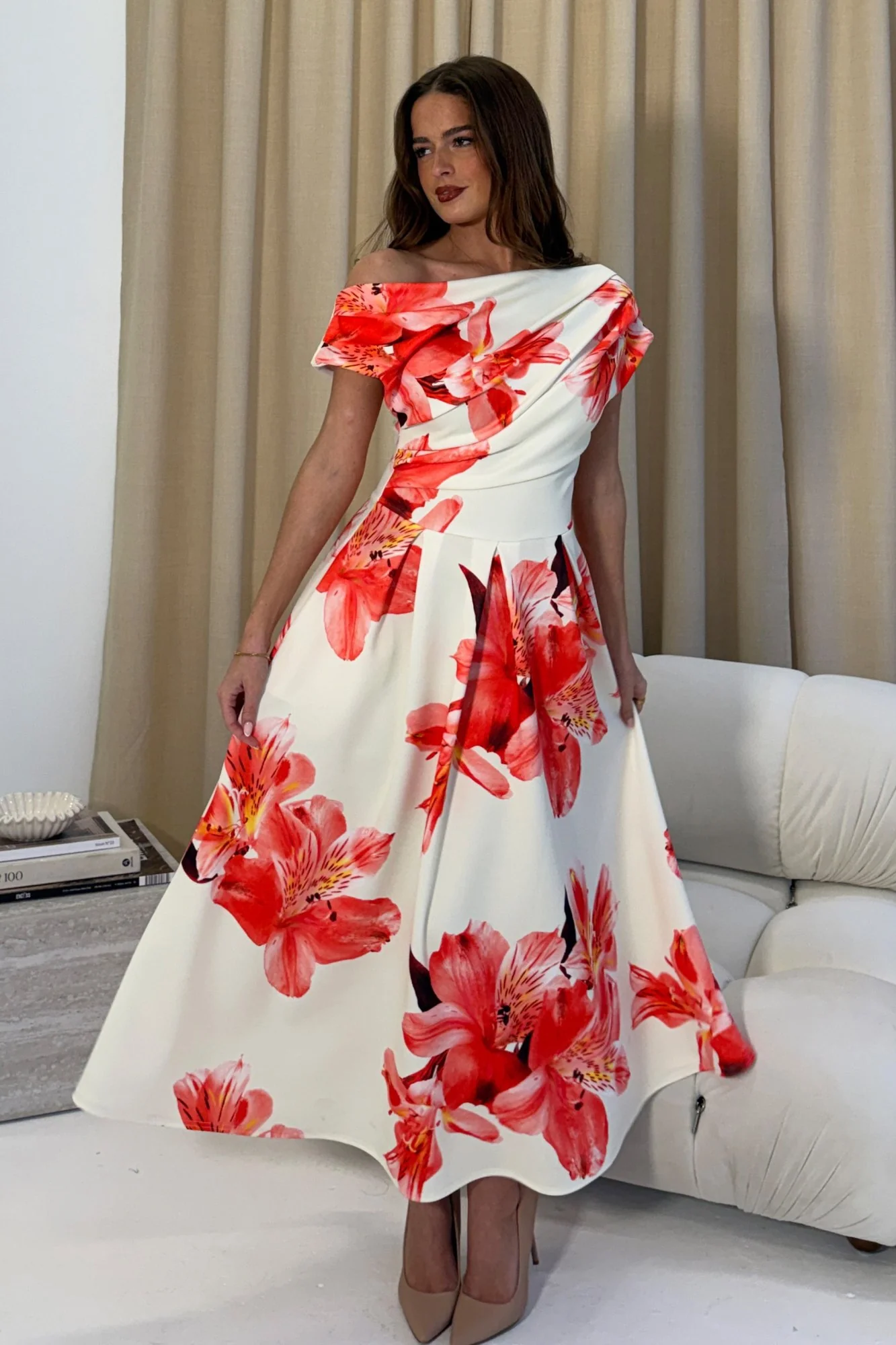 Betty Orange Floral - Image 11
