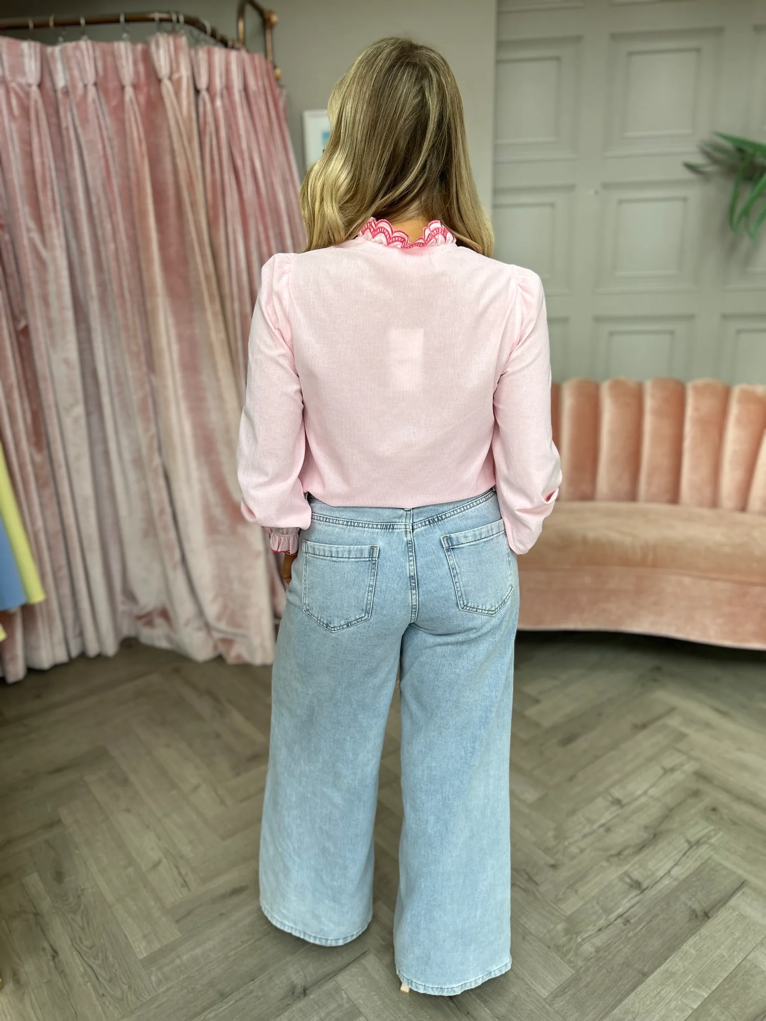 Bonnie Pink Frill Shirt - Image 12