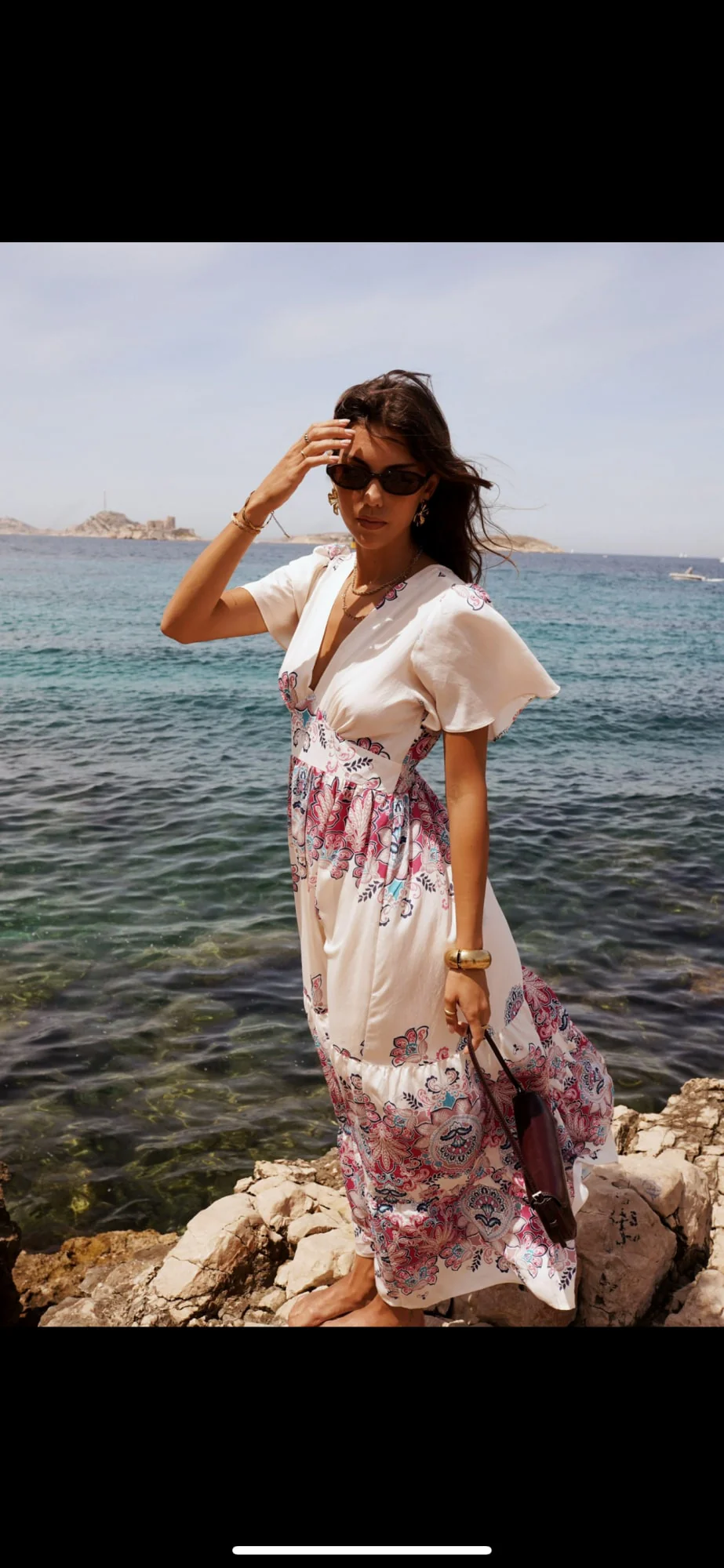 Claudia Boho Print Dress - Image 13