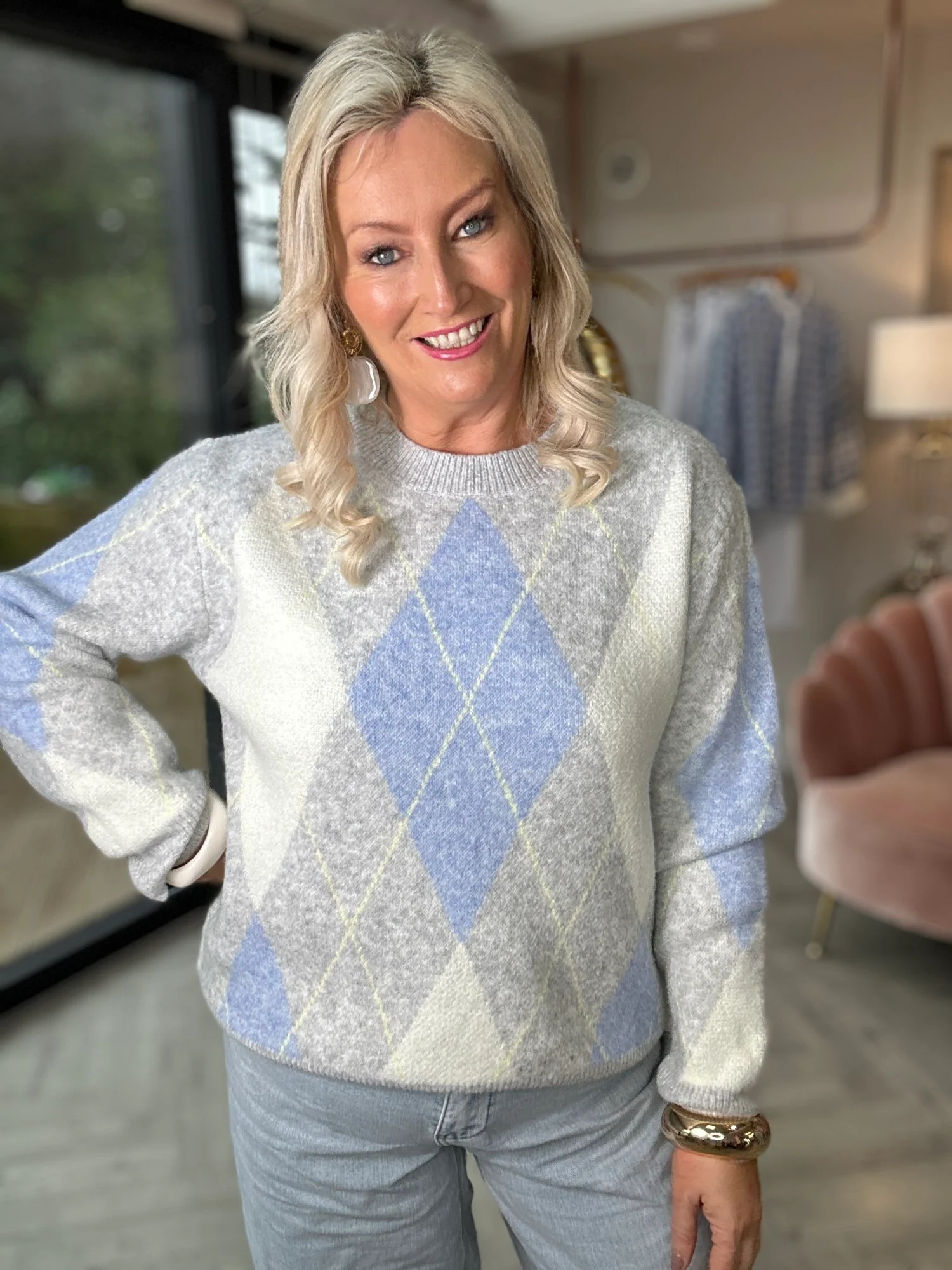 Cleo Jumper Grey - Image 7