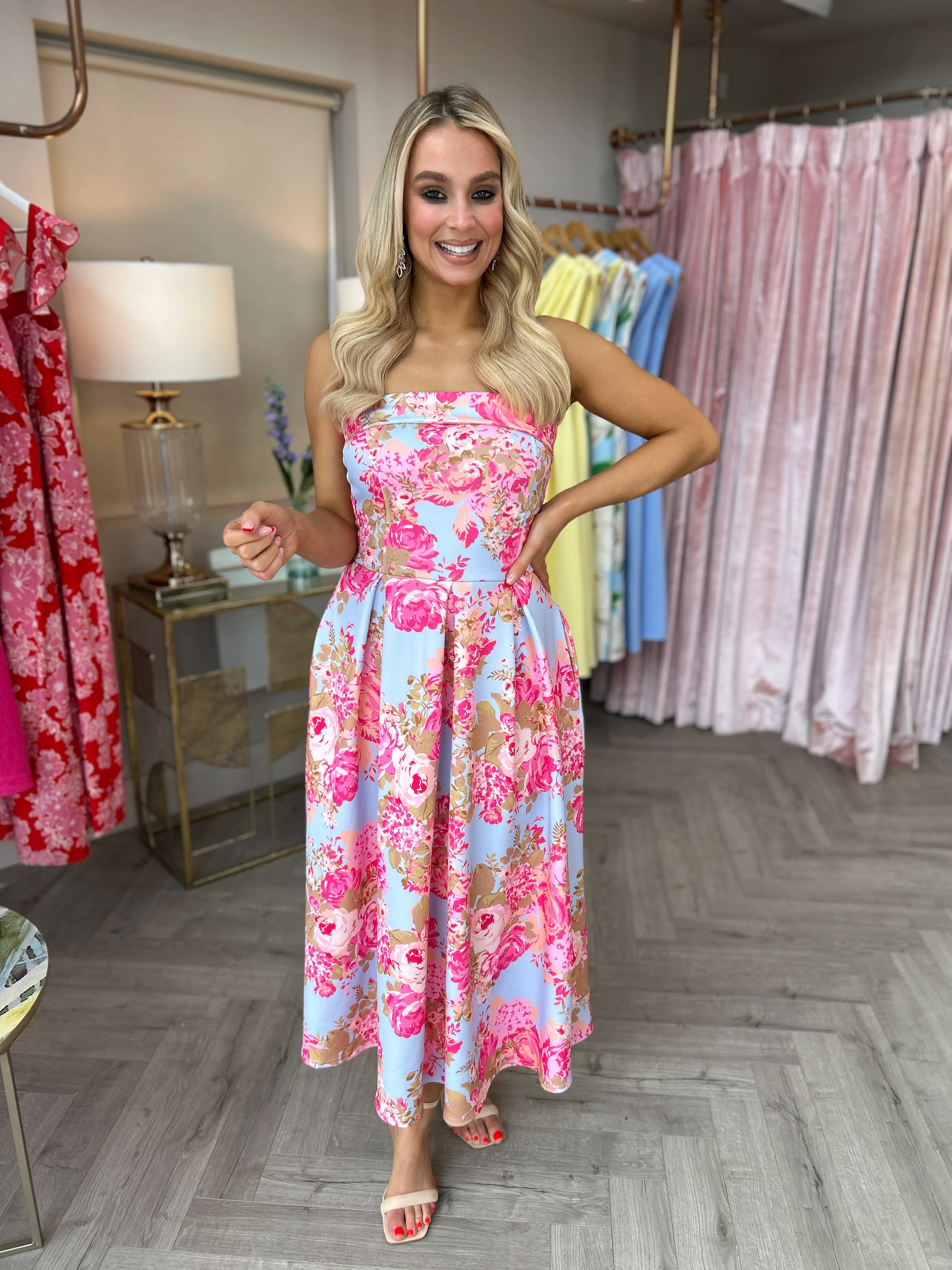 Danni Midi Dress Floral