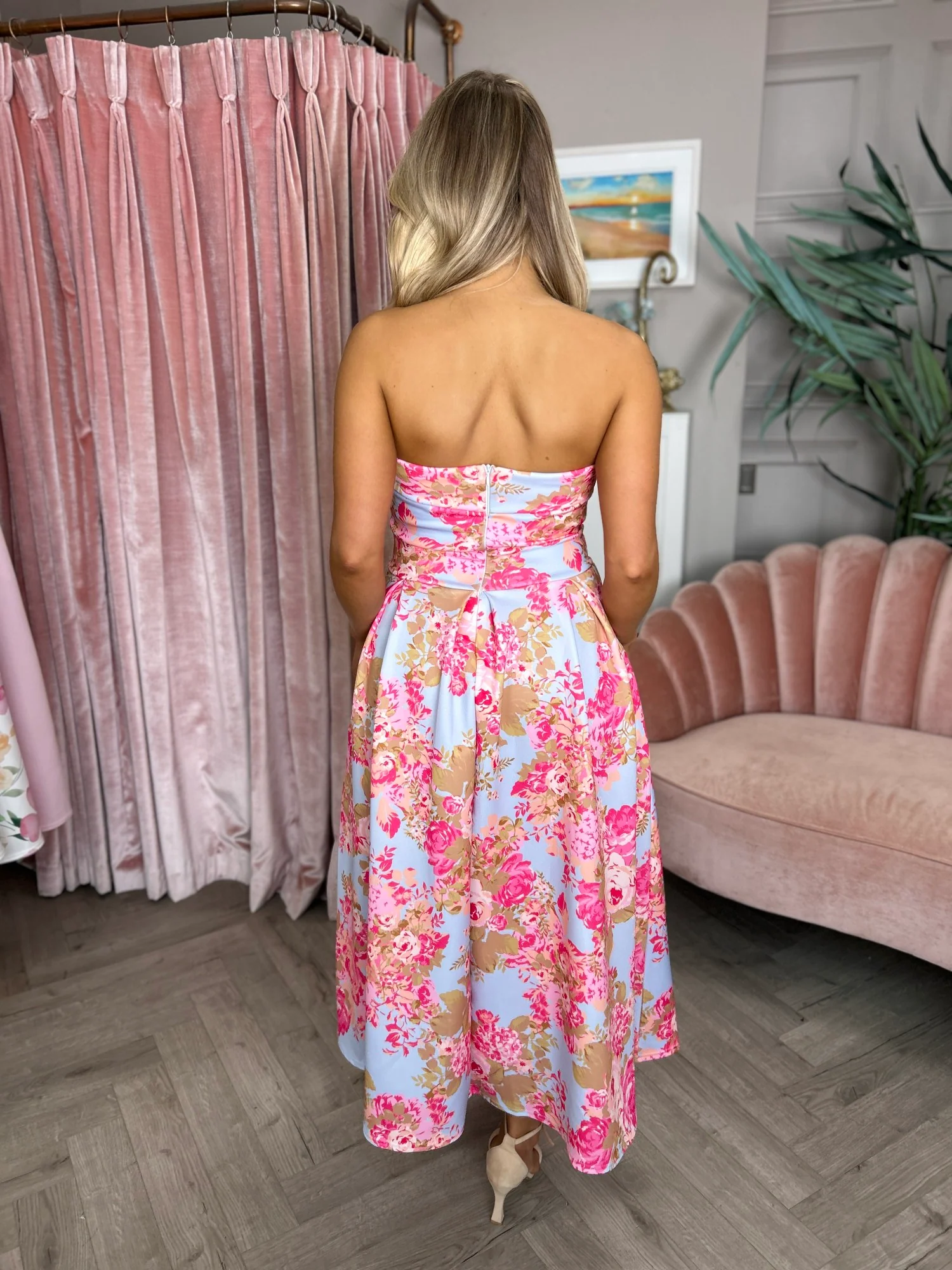 Danni Midi Dress Floral - Image 10
