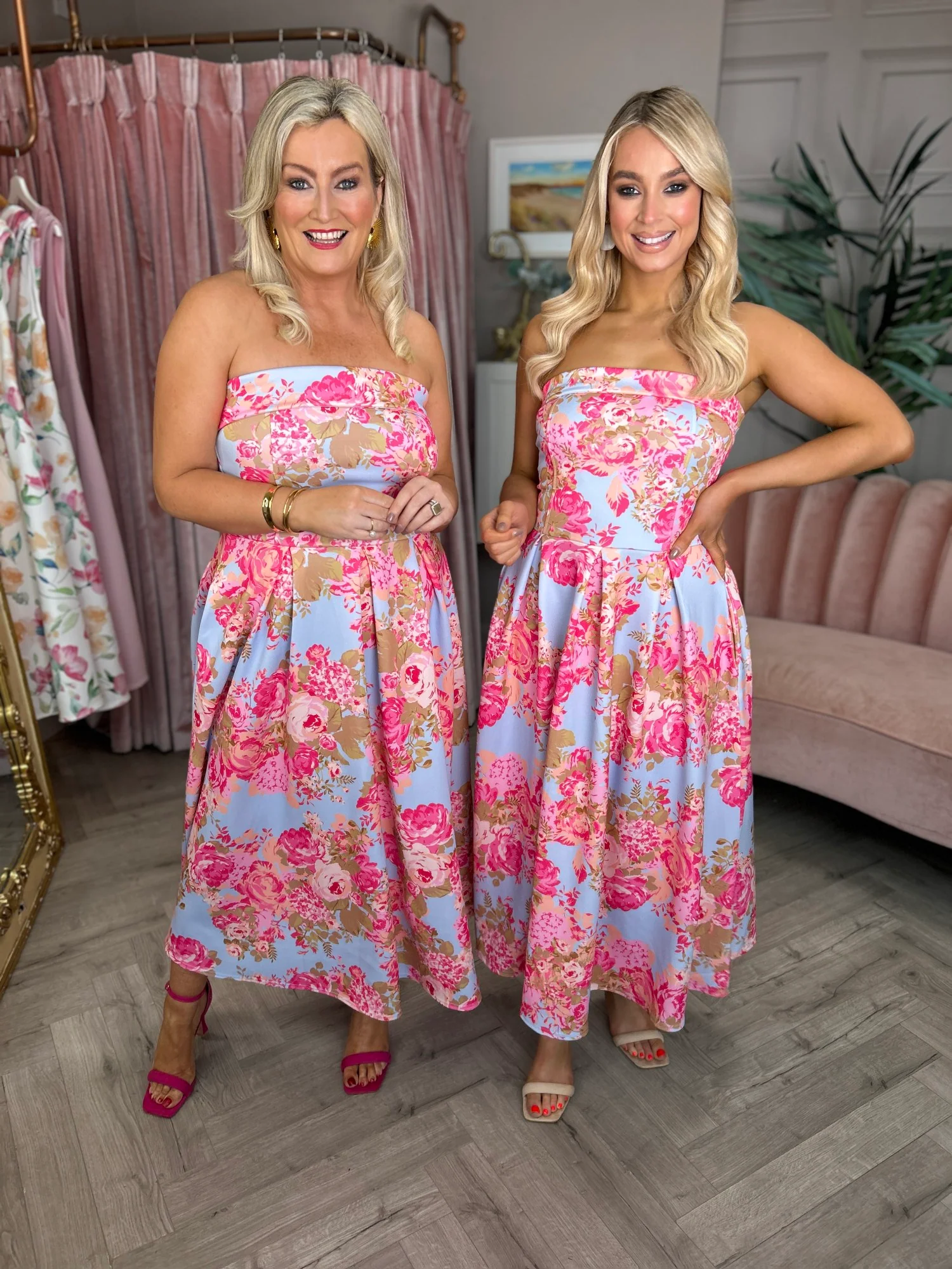 Danni Midi Dress Floral - Image 3