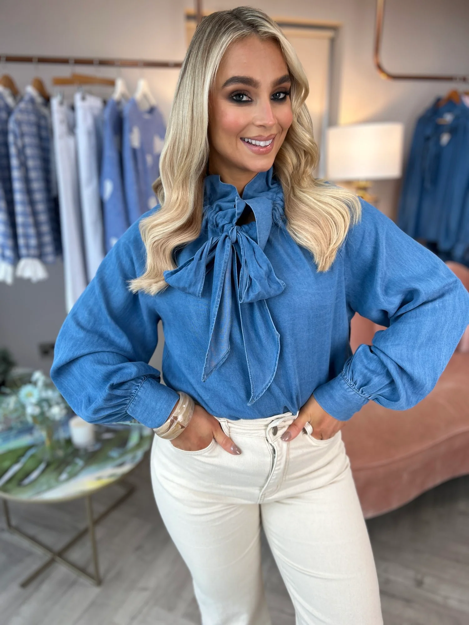 Dee Denim blouse - Image 13
