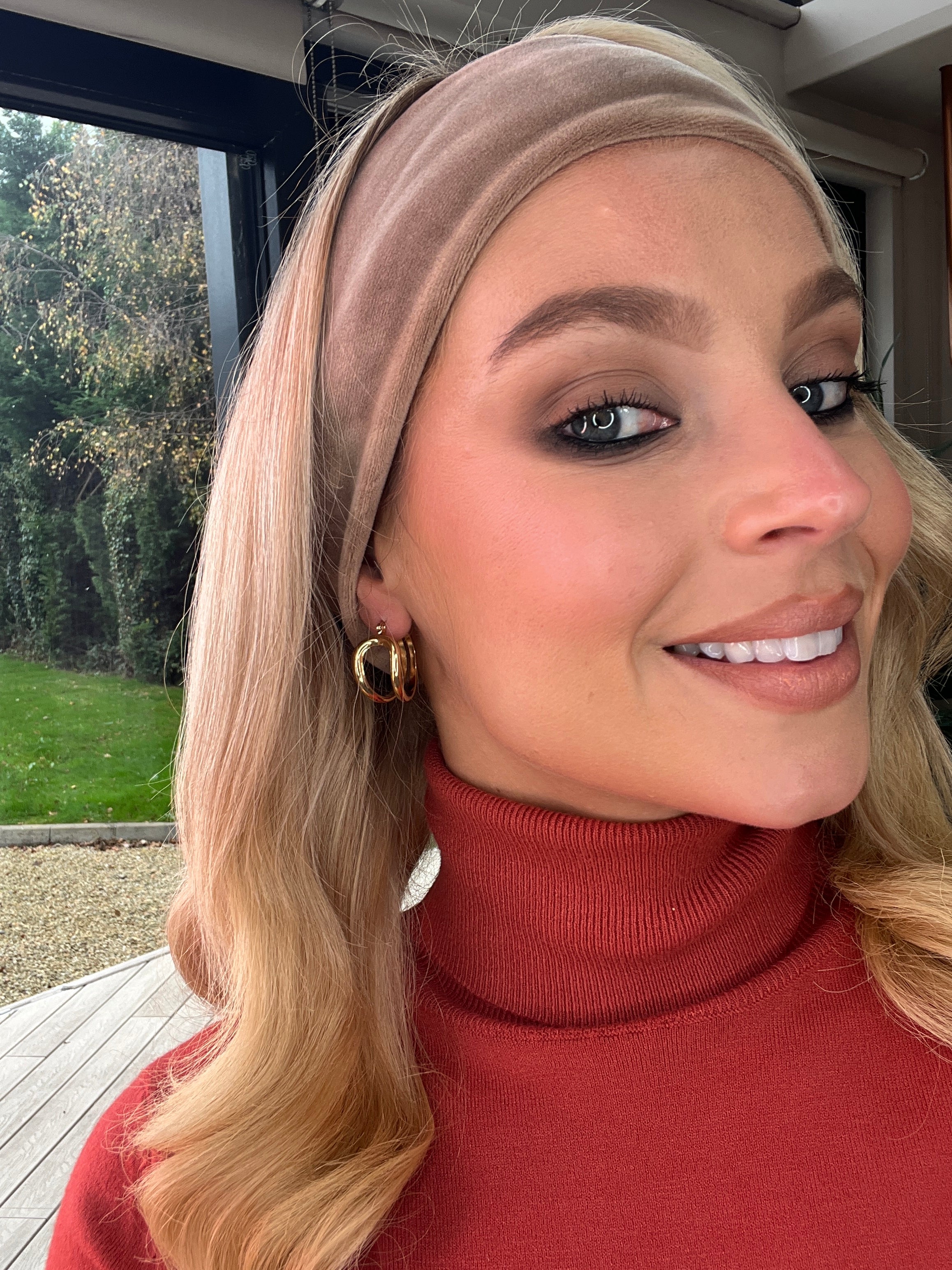 Double Gold Hoops