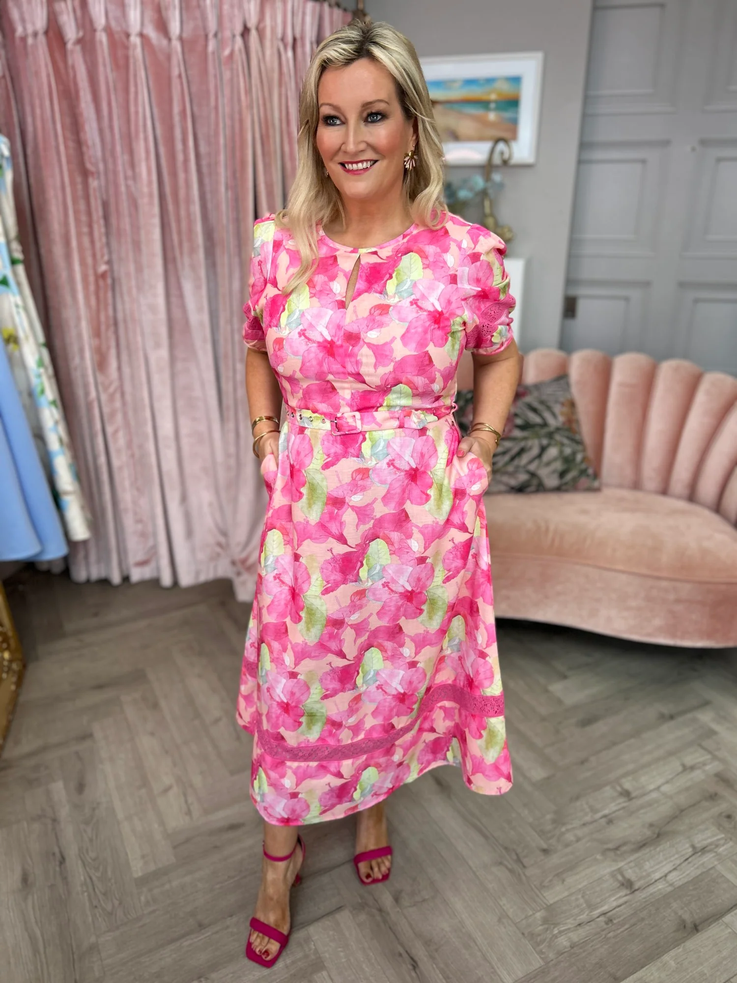 Eden Dress Pink - Image 3
