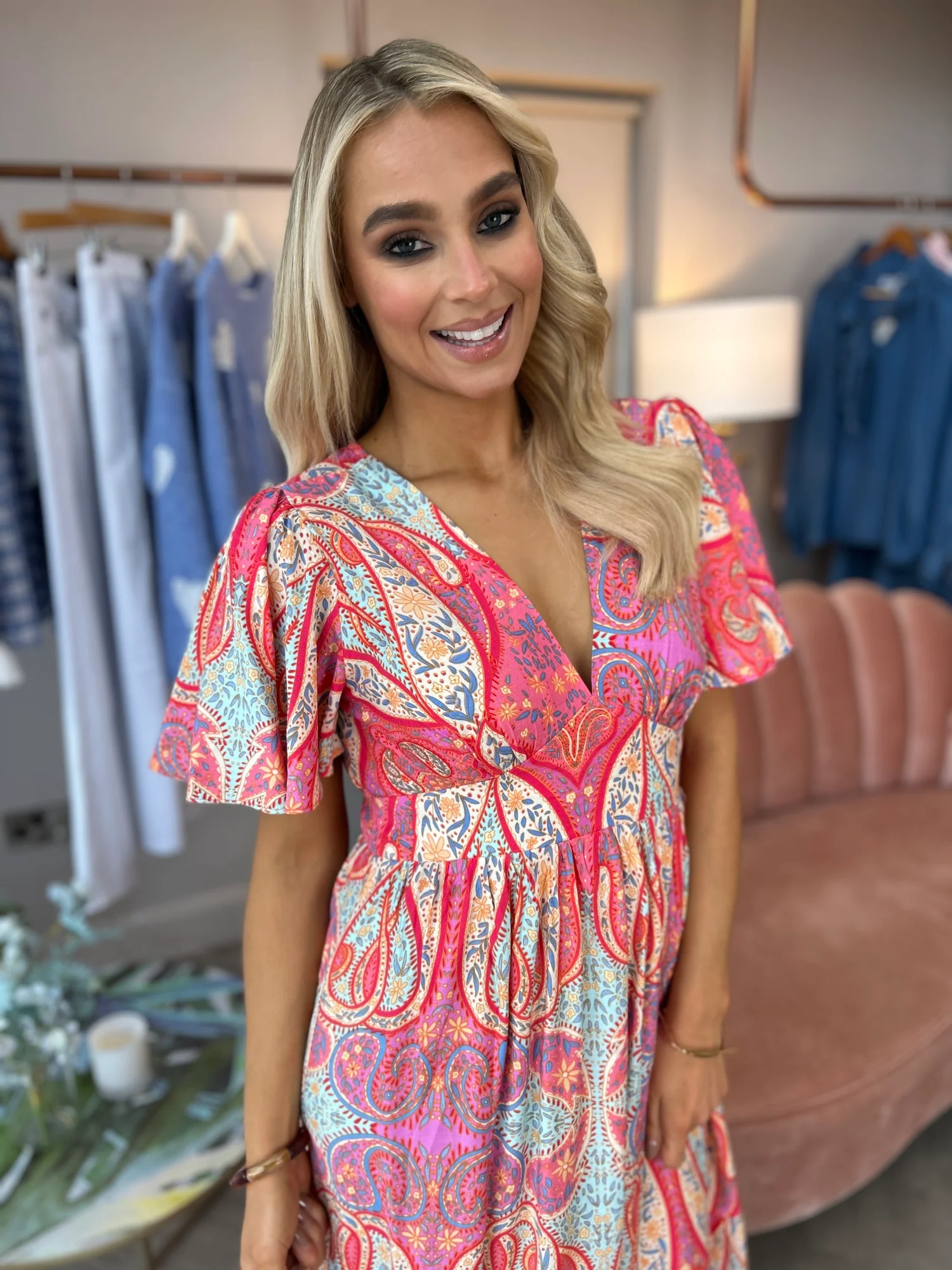 Eleonora Paisley Dress - Image 8