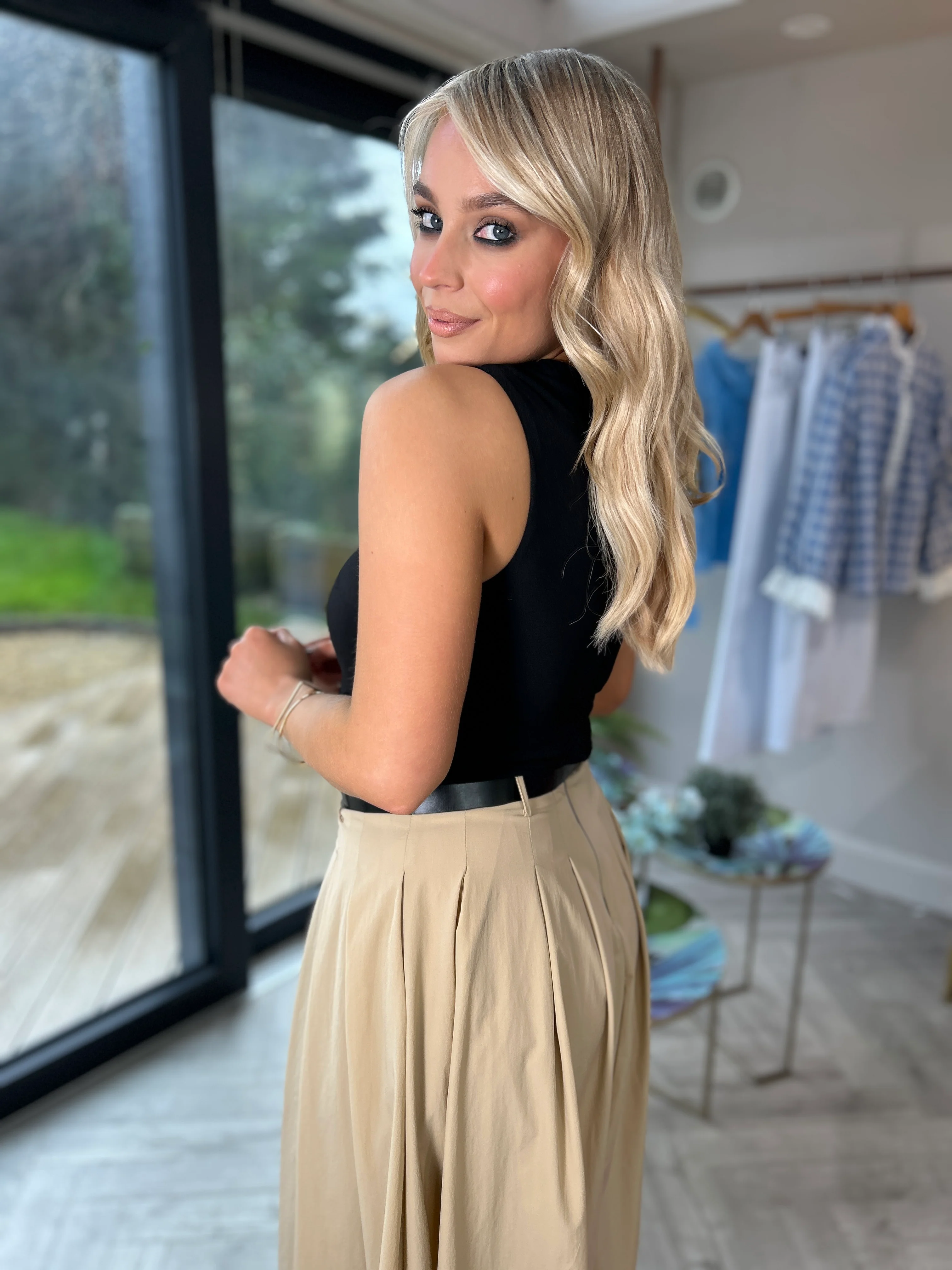Farrah Pleated Midi Dress - Image 7