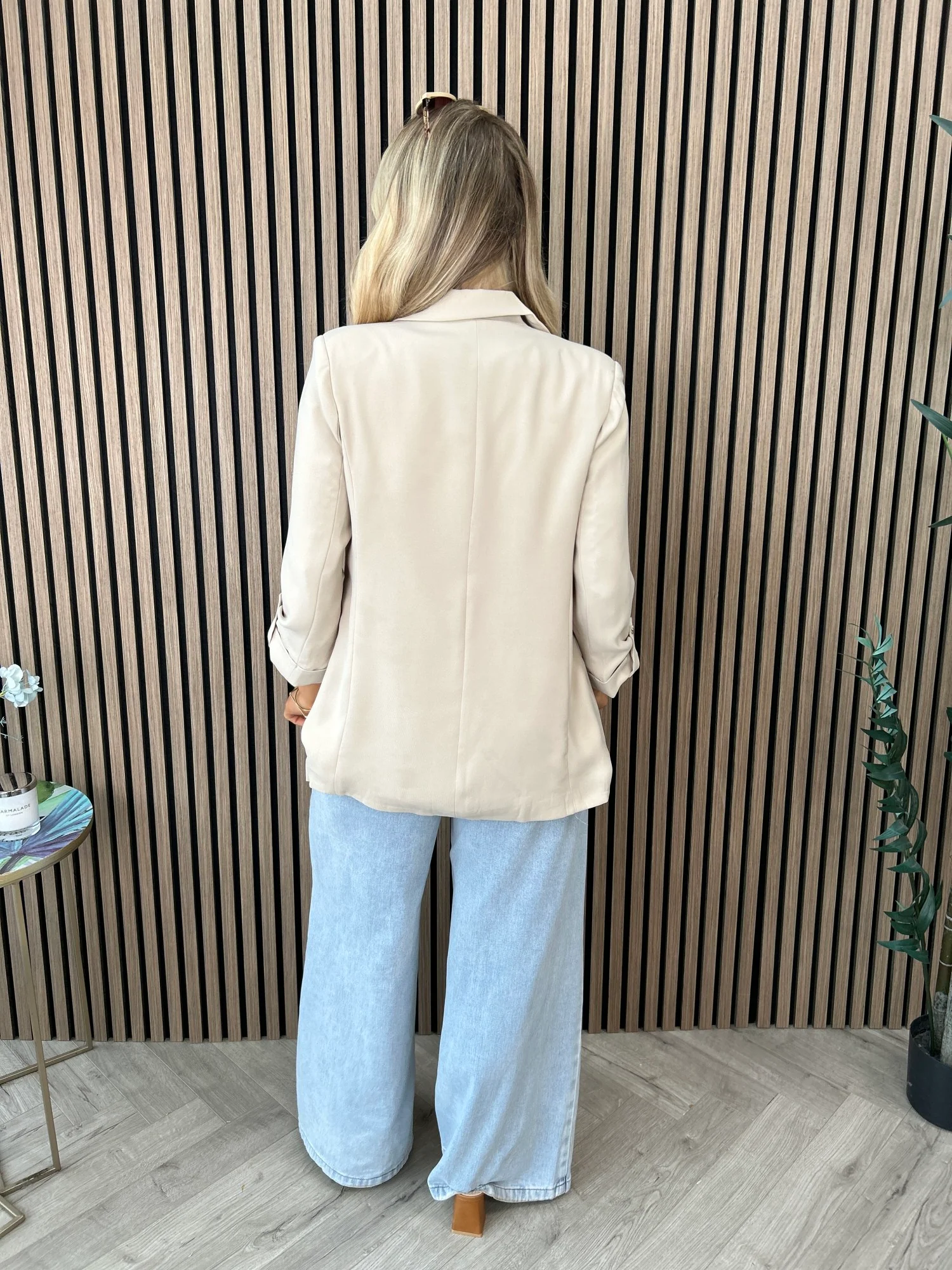 Harper Blazer Ecru - Image 4