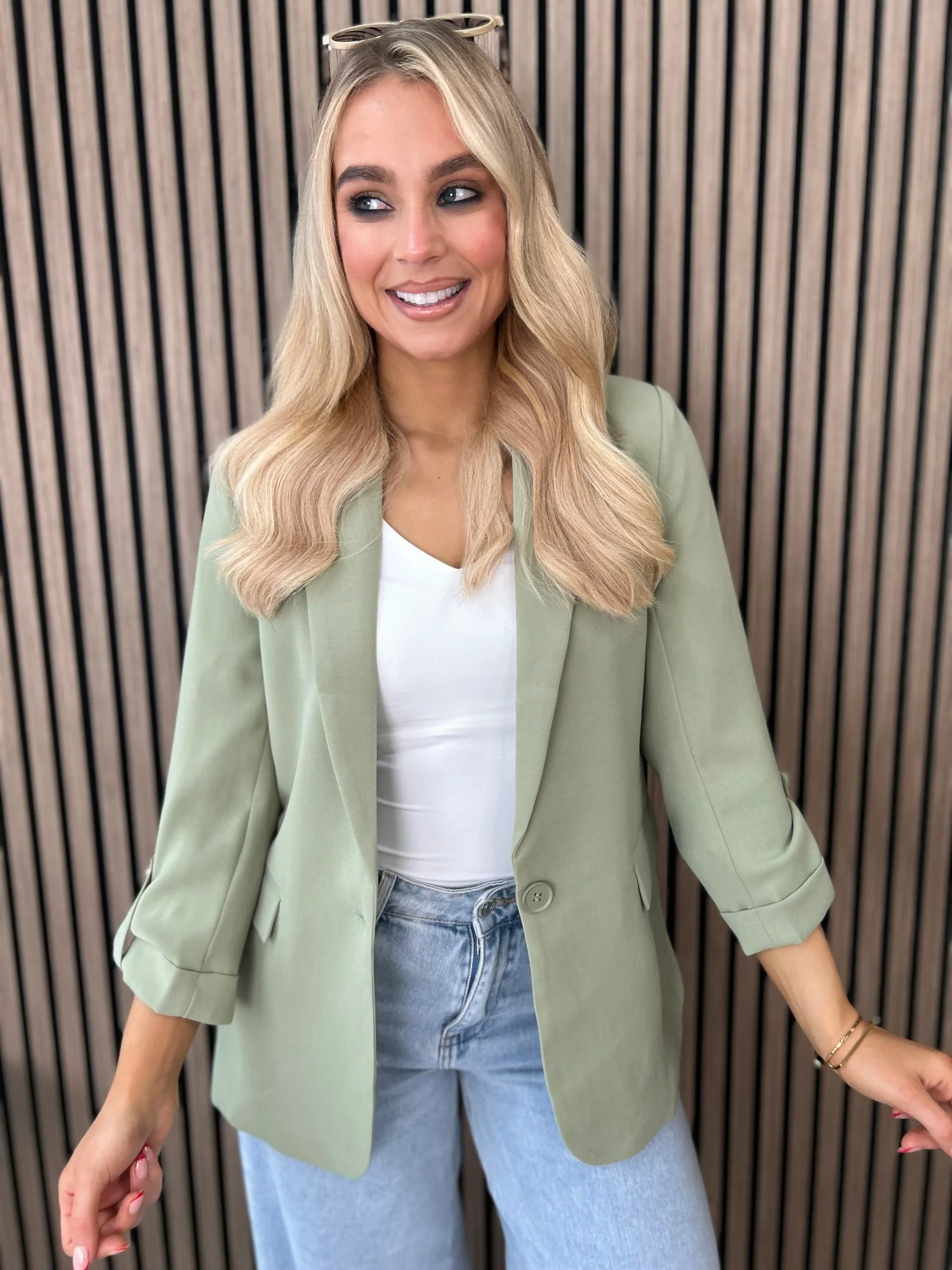 Harper Blazer Green - Image 3