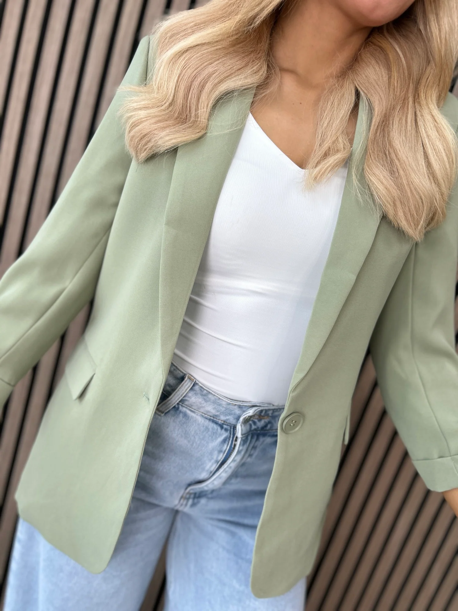 Harper Blazer Green - Image 4