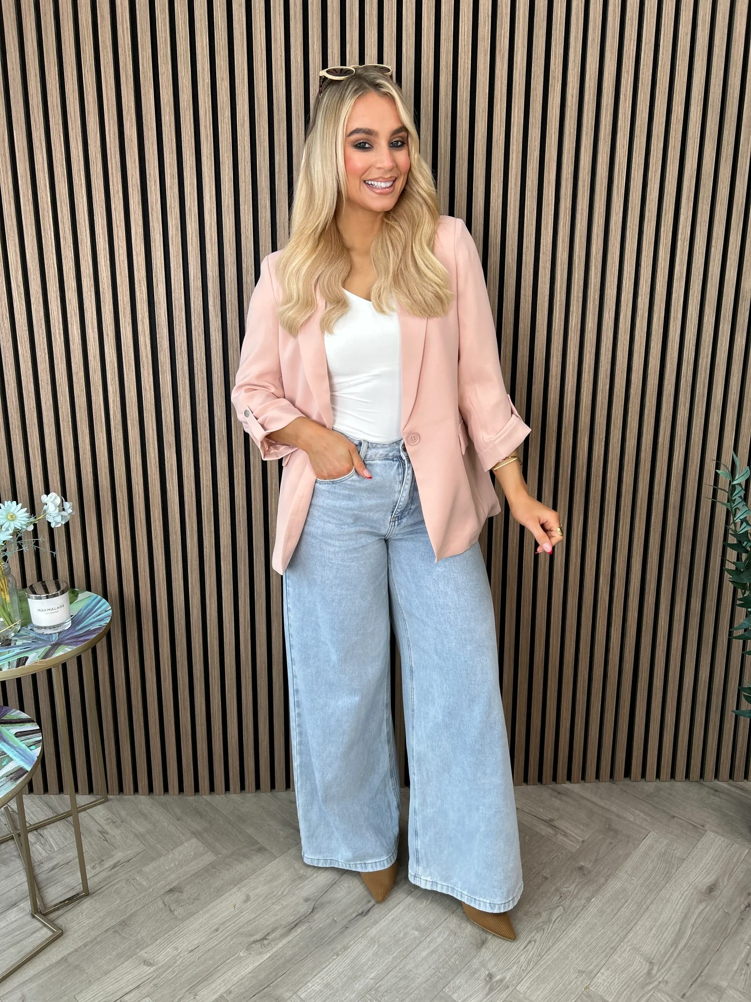 Harper Blazer Rose - Image 3