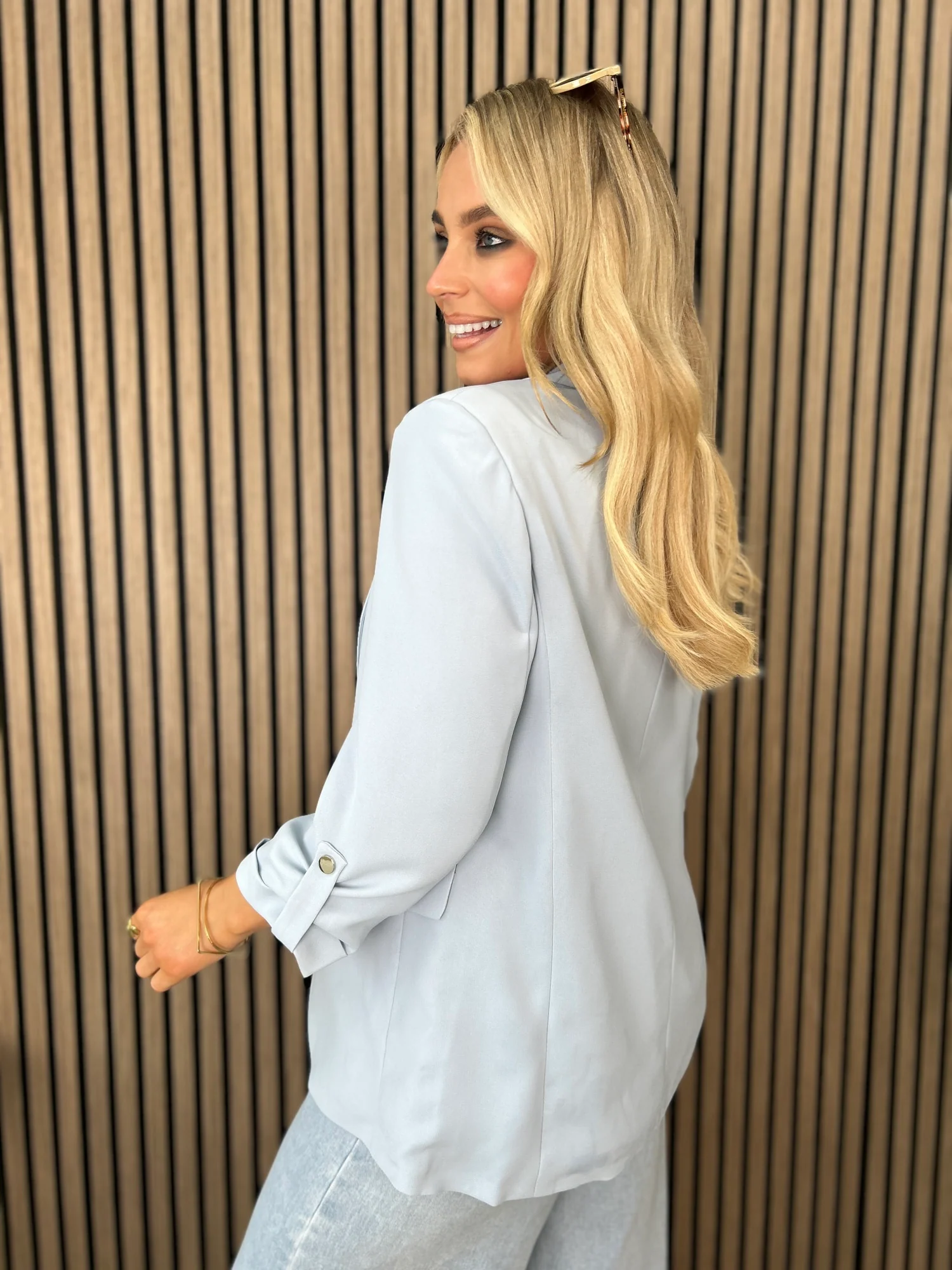 Harper Blazer Sky Blue - Image 4