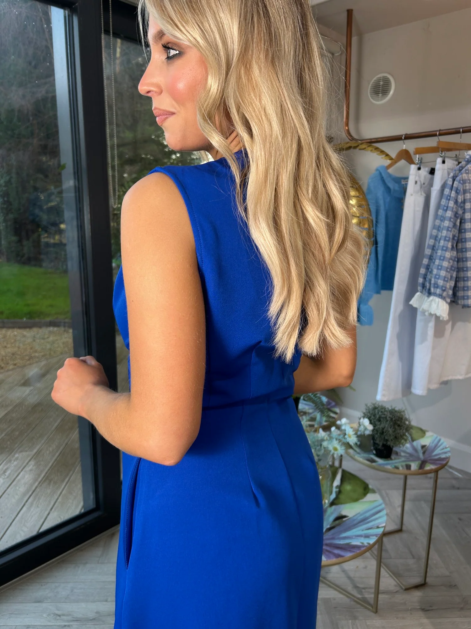 Hazel Dress Capri Blue - Image 10