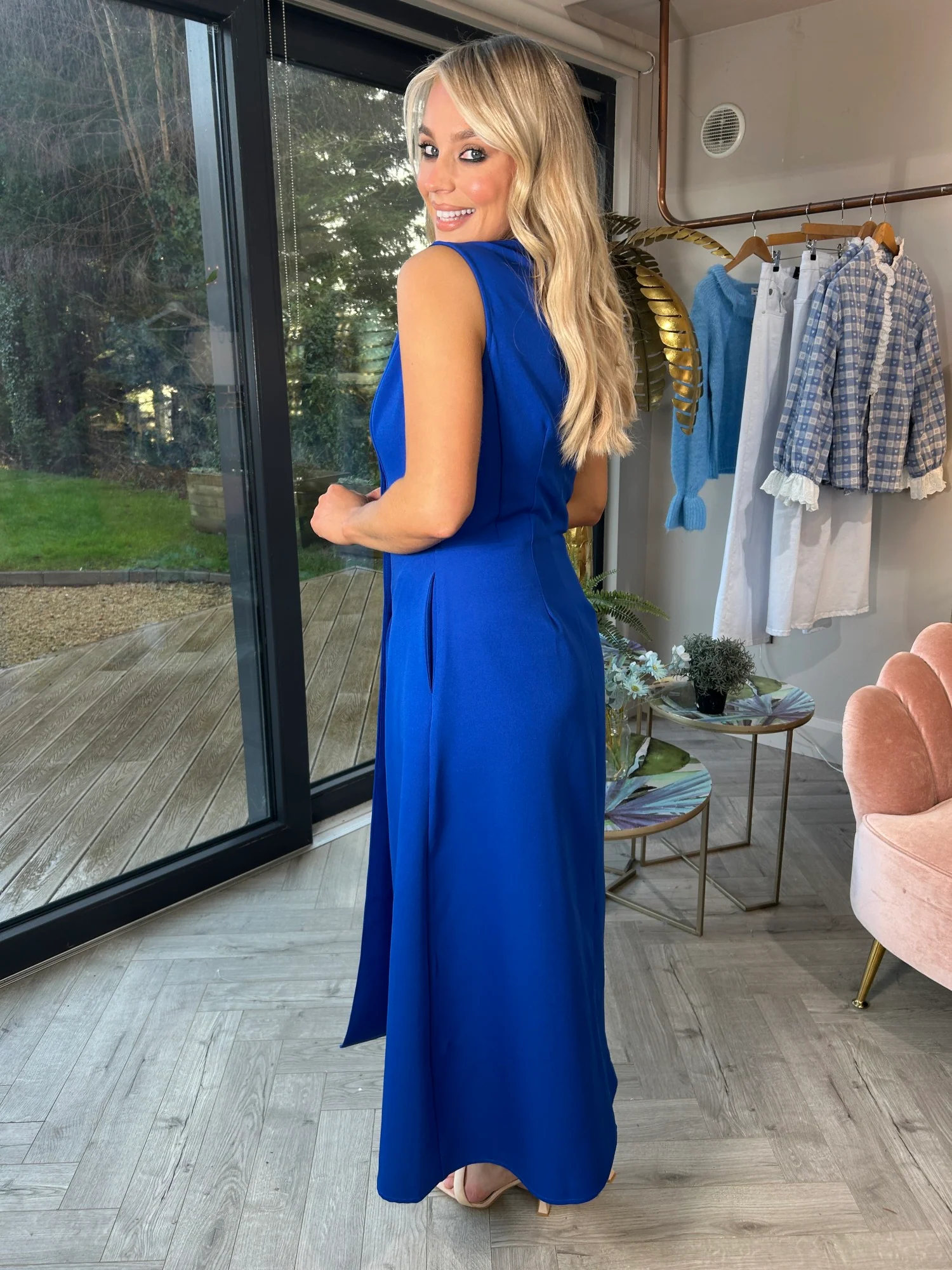 Hazel Dress Capri Blue - Image 7