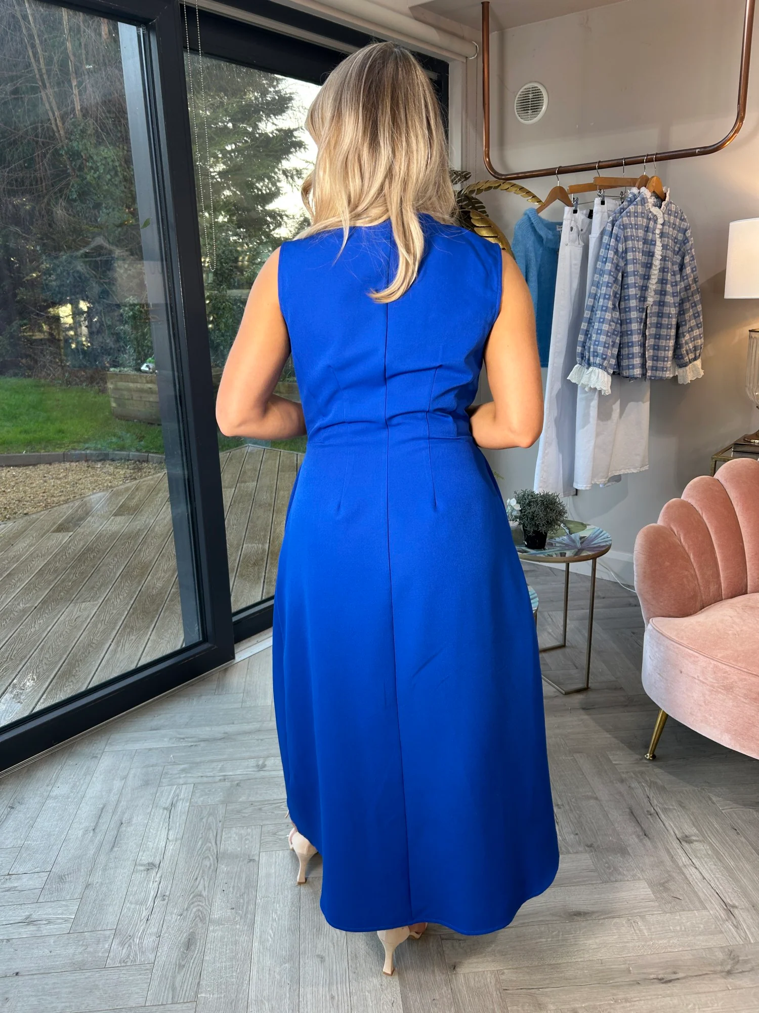 Hazel Dress Capri Blue - Image 8