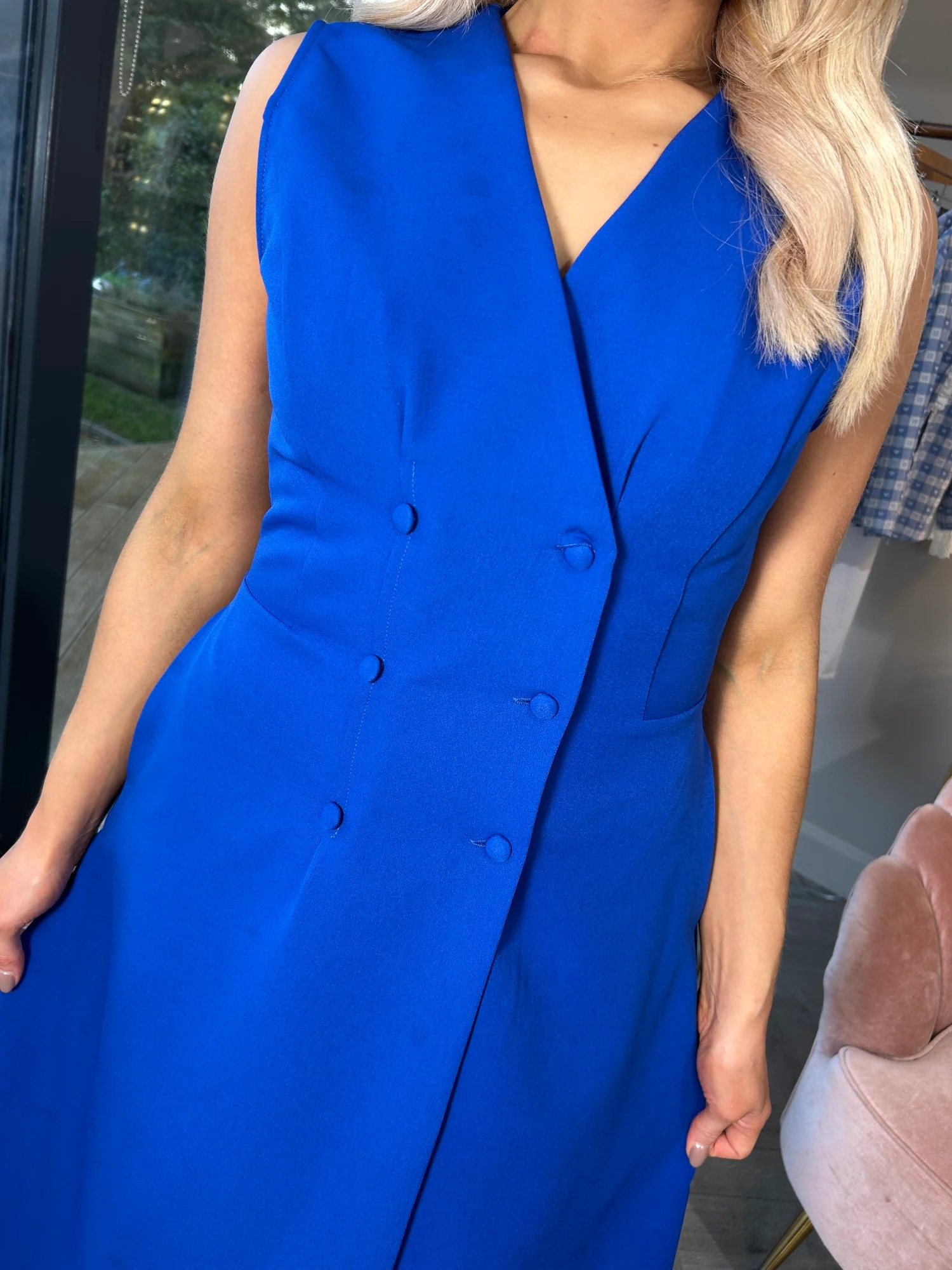 Hazel Dress Capri Blue - Image 9
