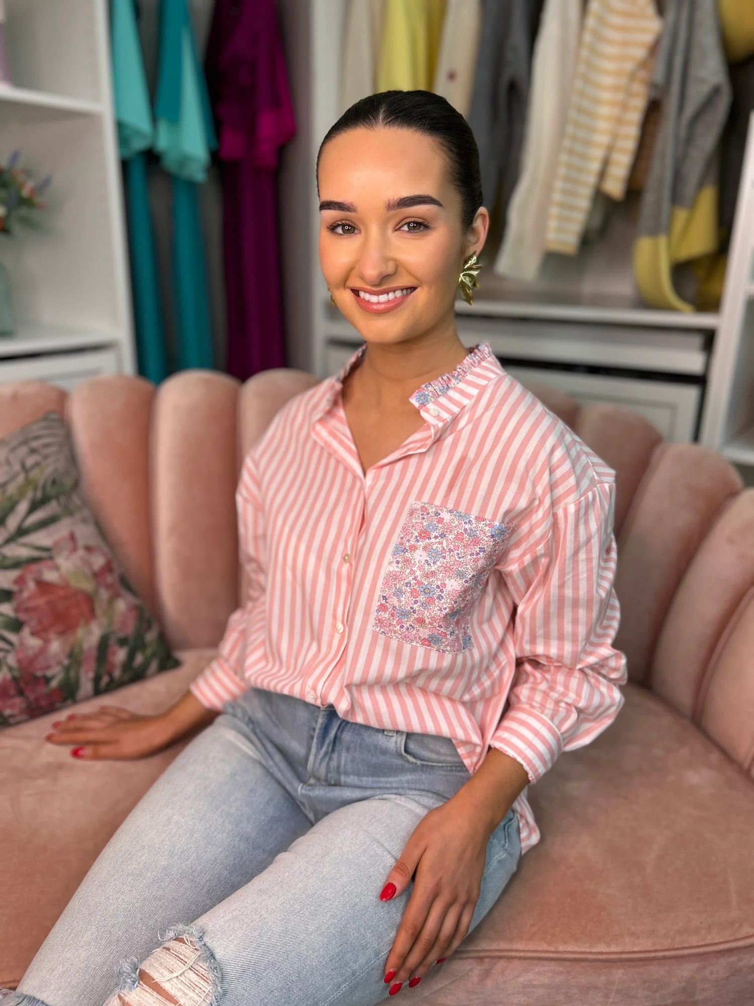 Ivy Stripe Shirt - Image 6