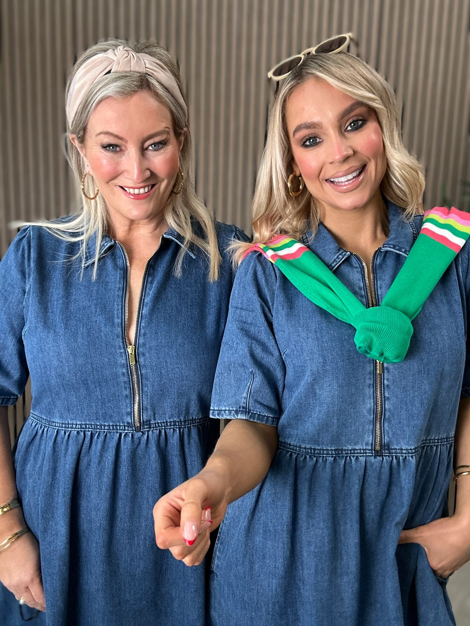 Jade Denim Dress - Image 4