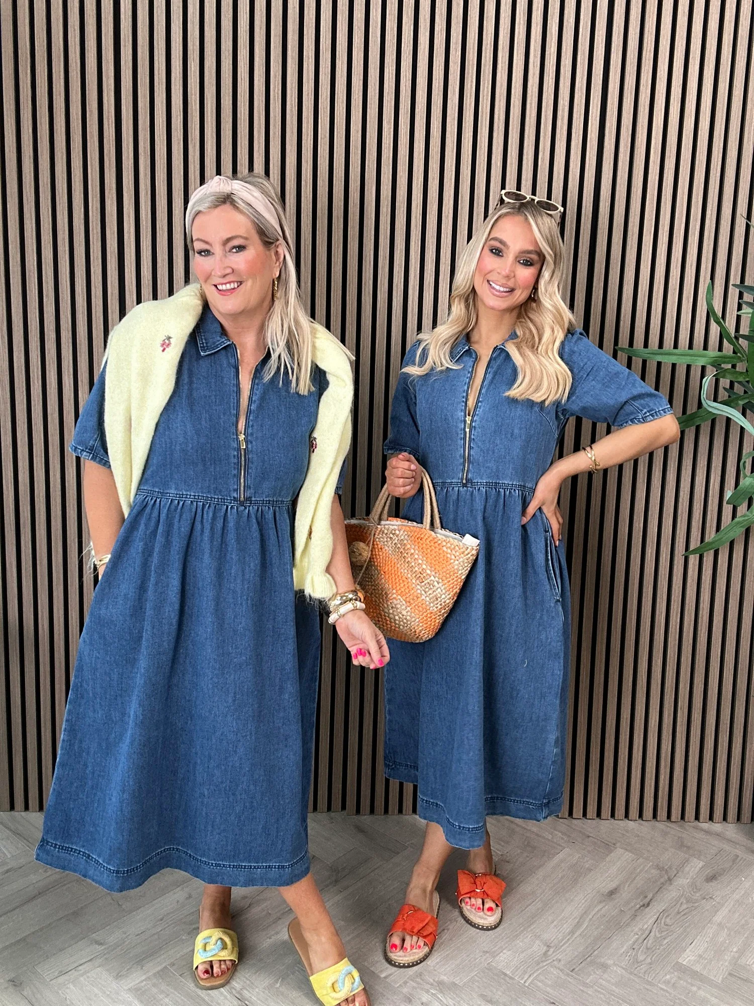 Jade Denim Dress - Image 5