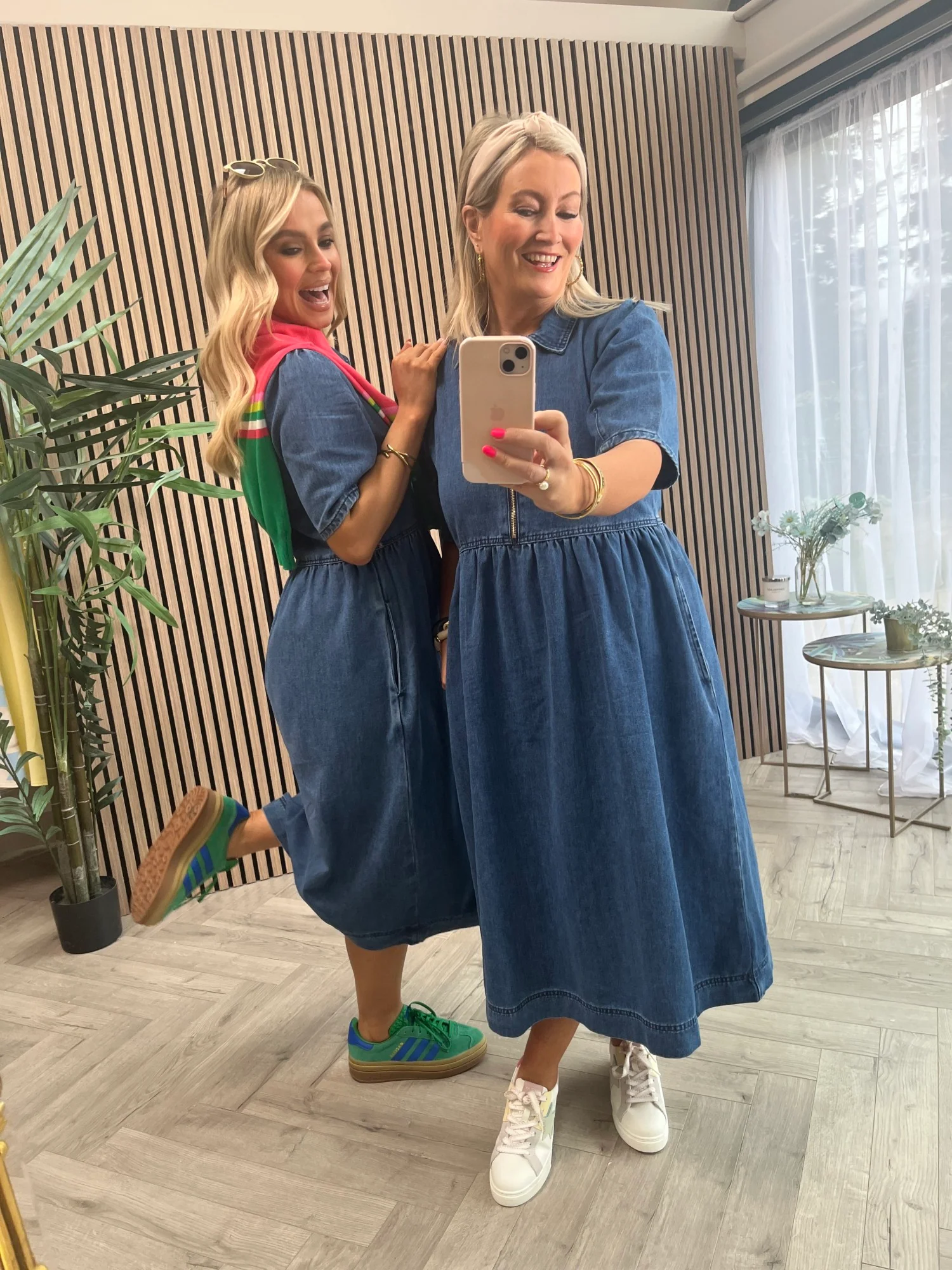 Jade Denim Dress - Image 6