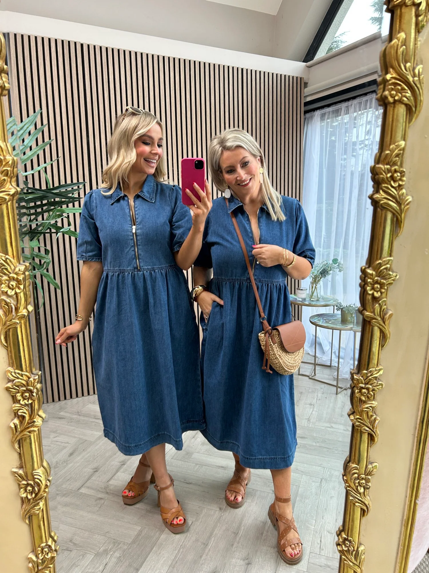 Jade Denim Dress - Image 9