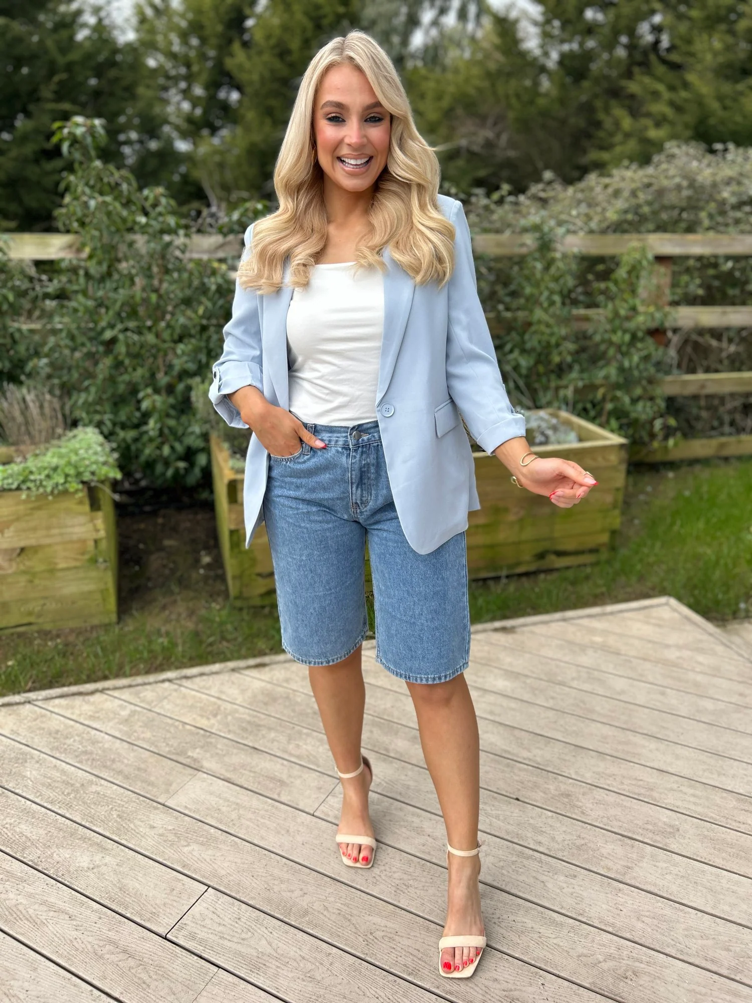 Kavi Bermuda Denim Shorts - Image 3