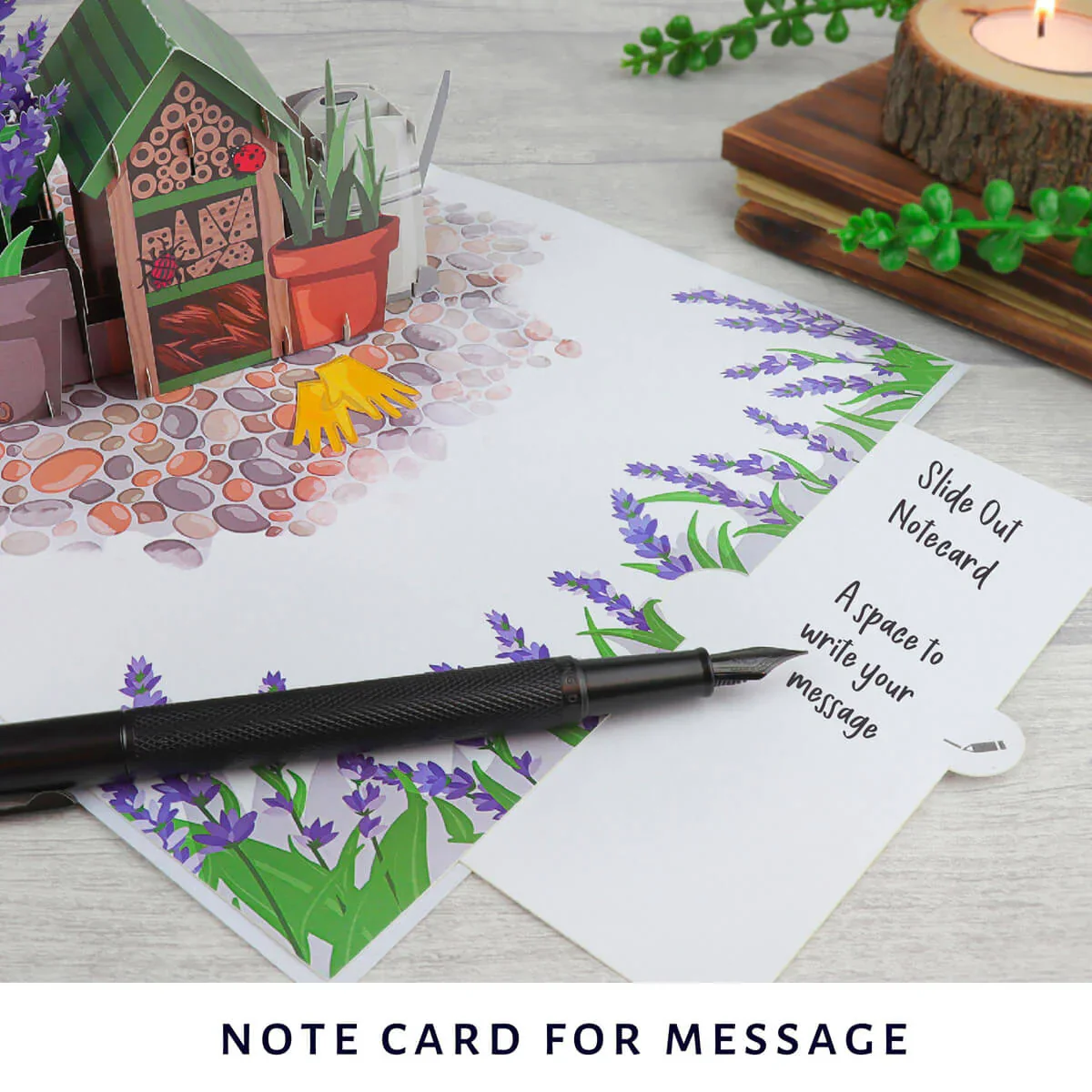 Lavender Pop-up Card - Image 3