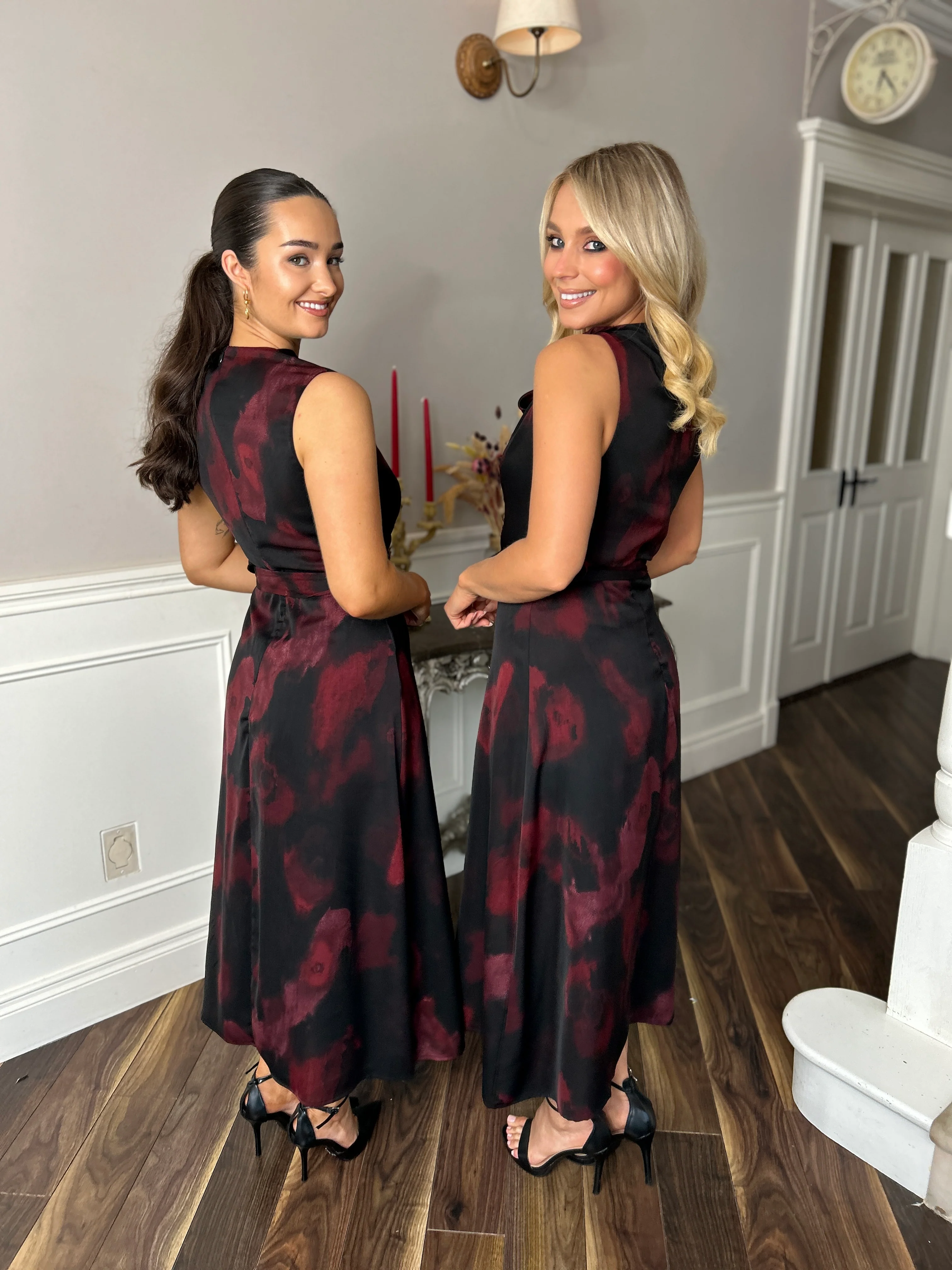 Leilani Midi Dress Black - Image 15