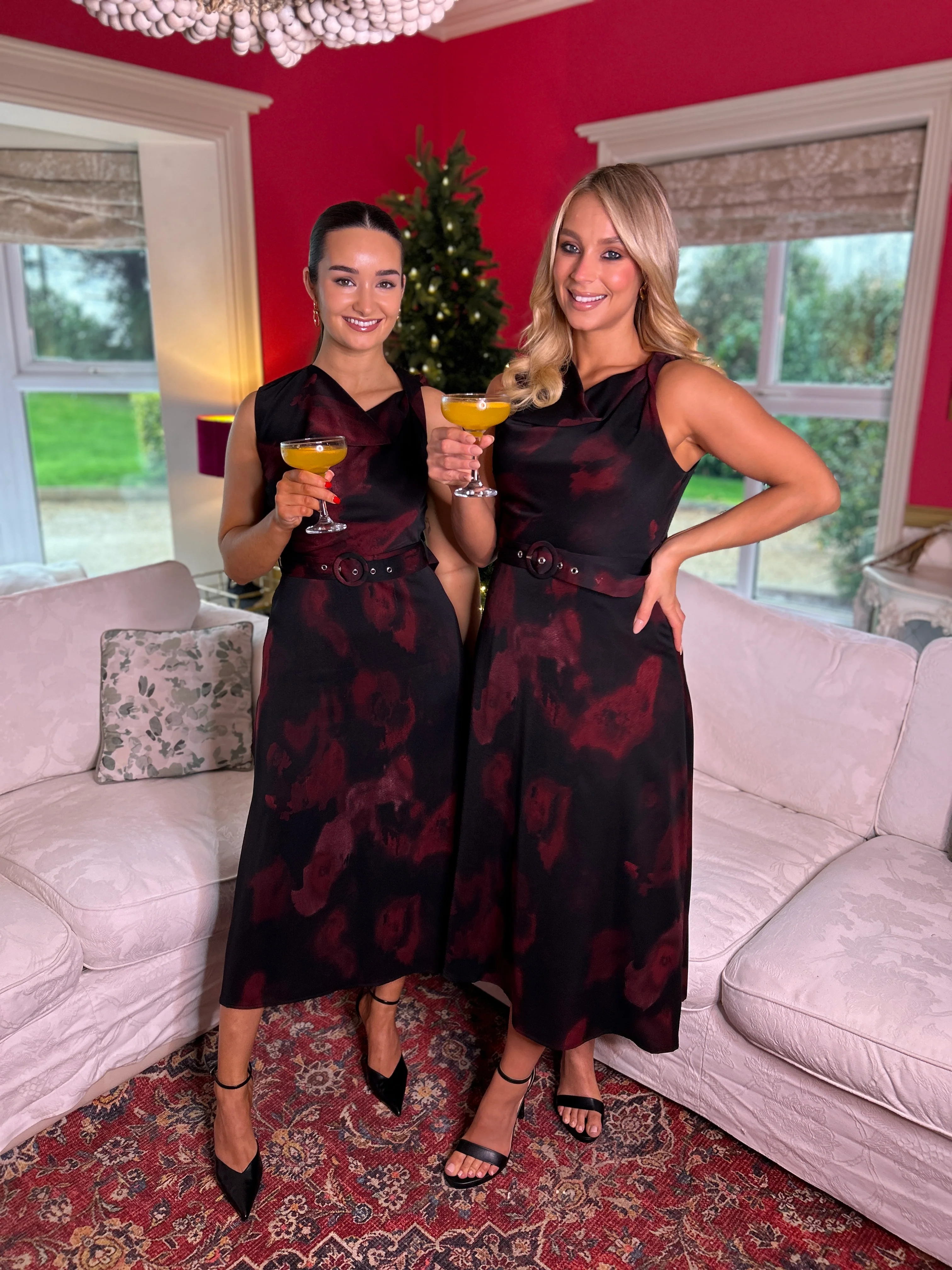 Leilani Midi Dress Black - Image 7