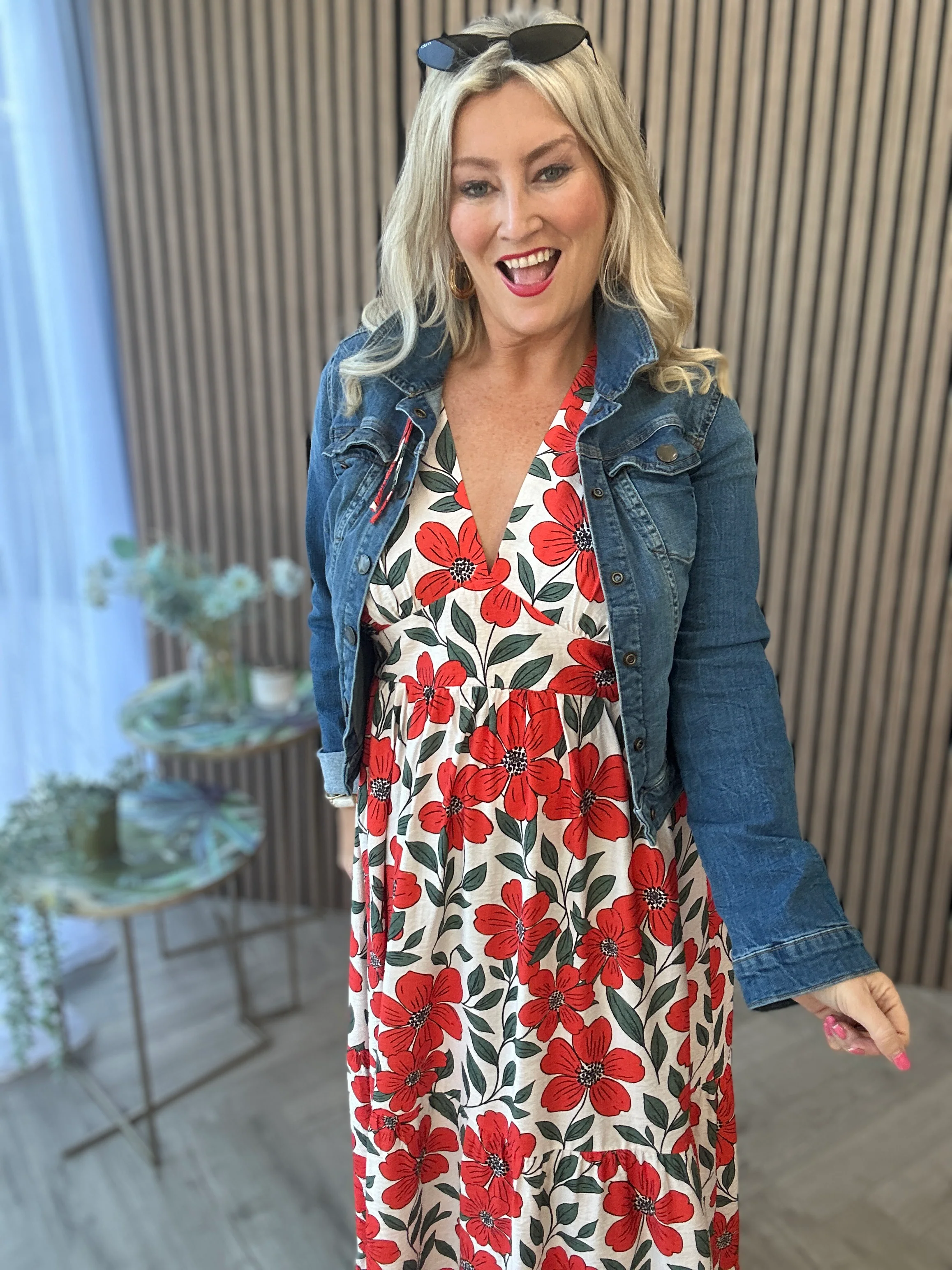 Lila Print Dress - Image 11