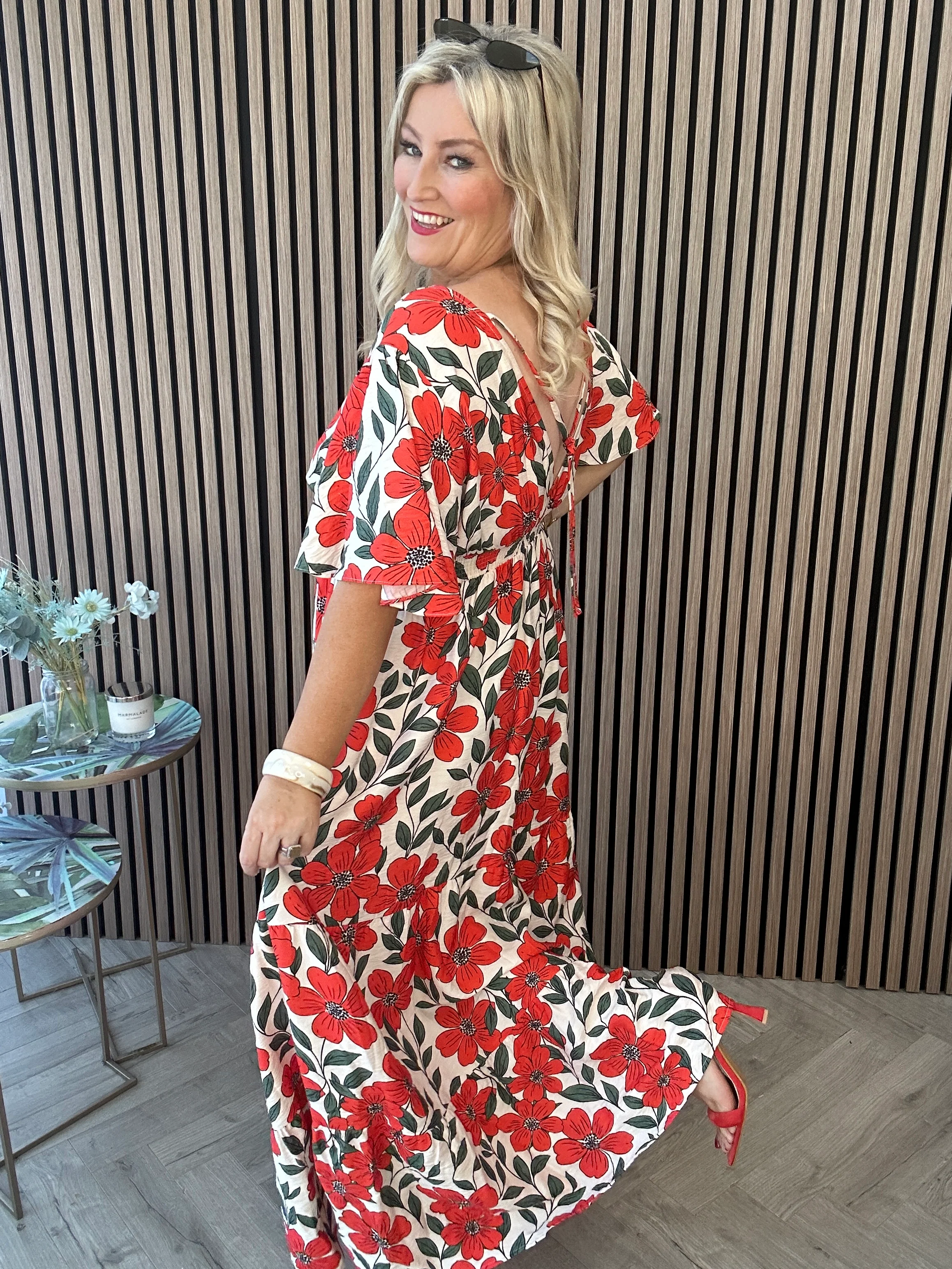 Lila Print Dress - Image 12