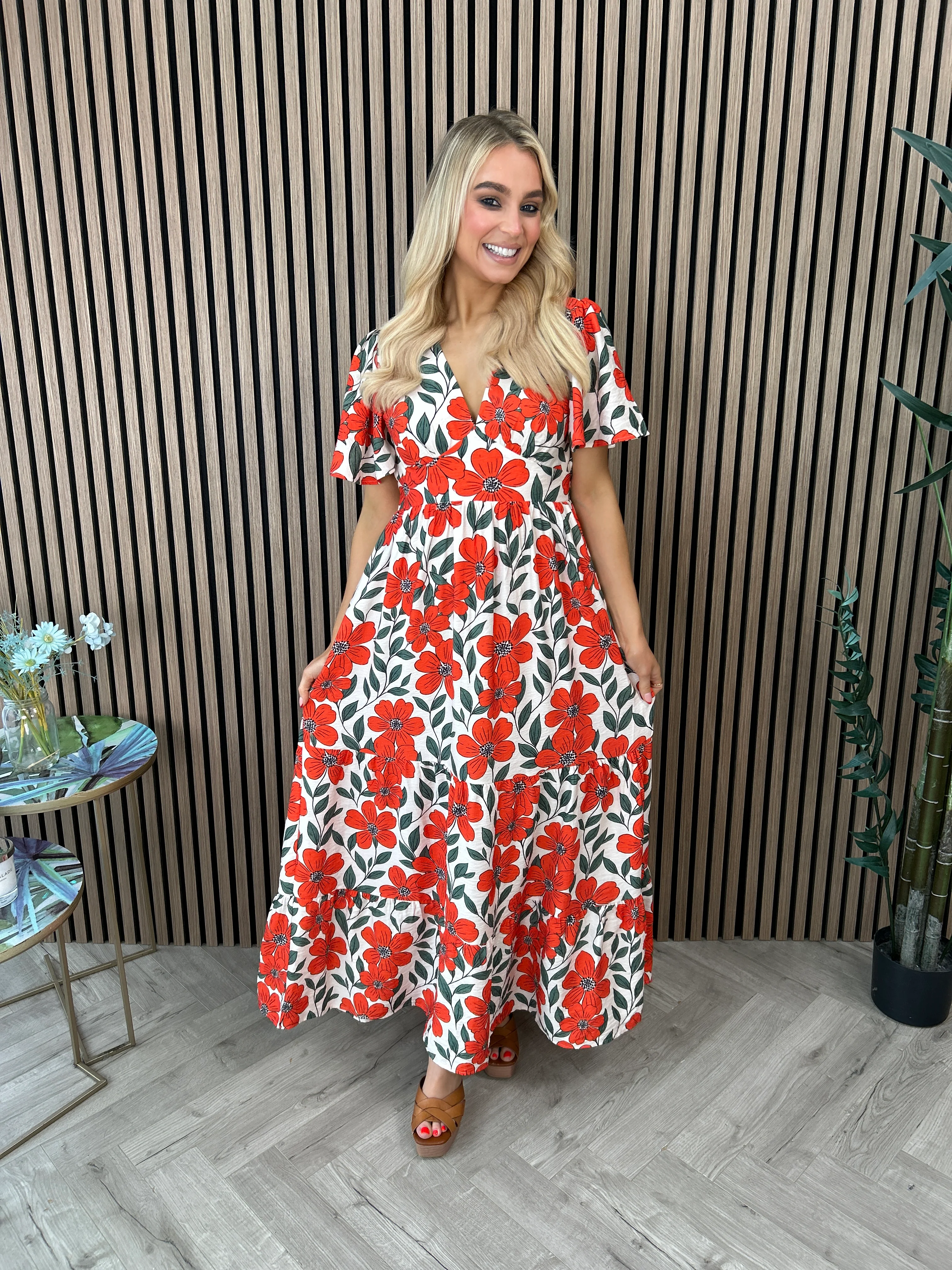 Lila Print Dress - Image 13