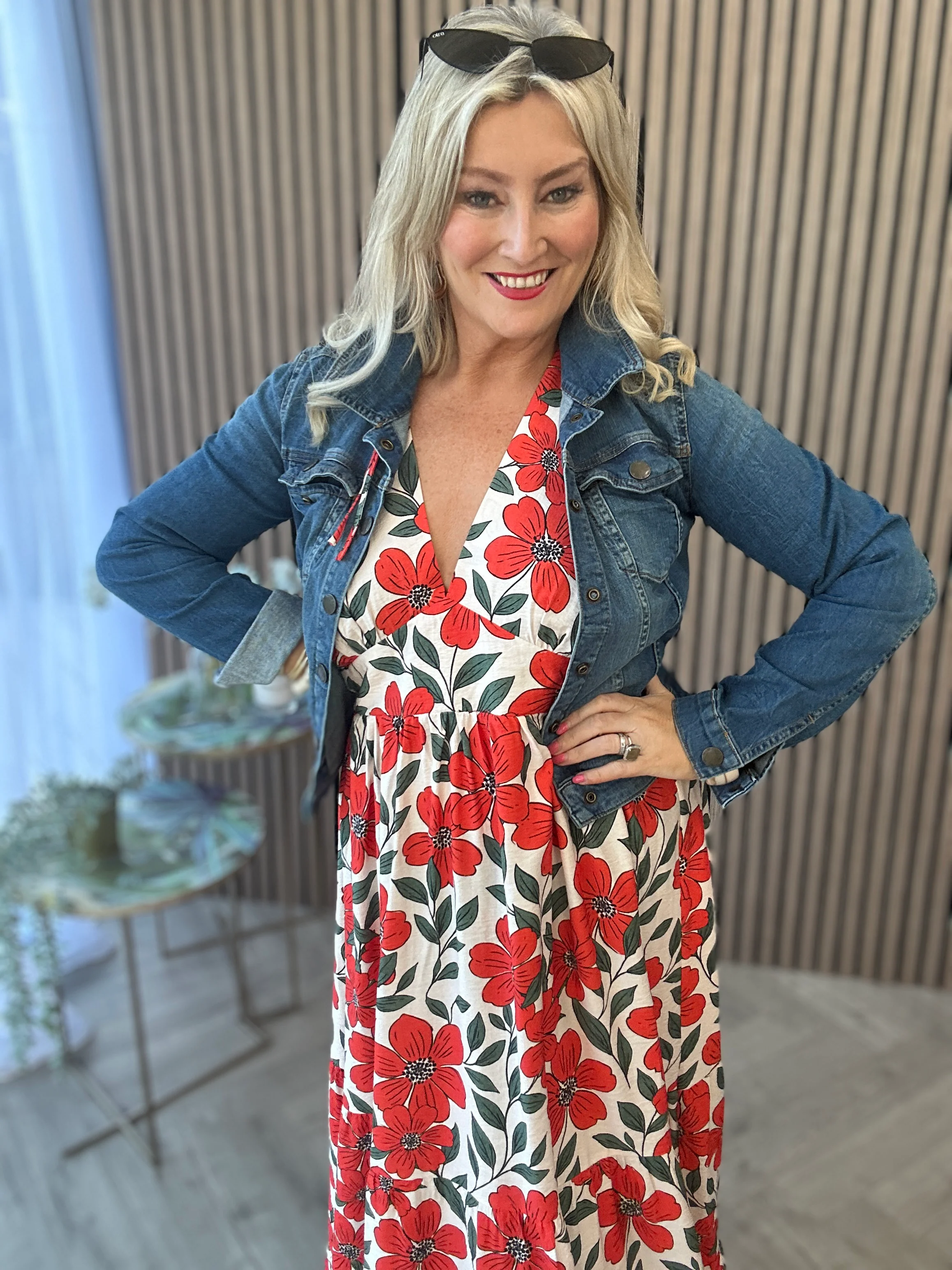 Lila Print Dress - Image 3