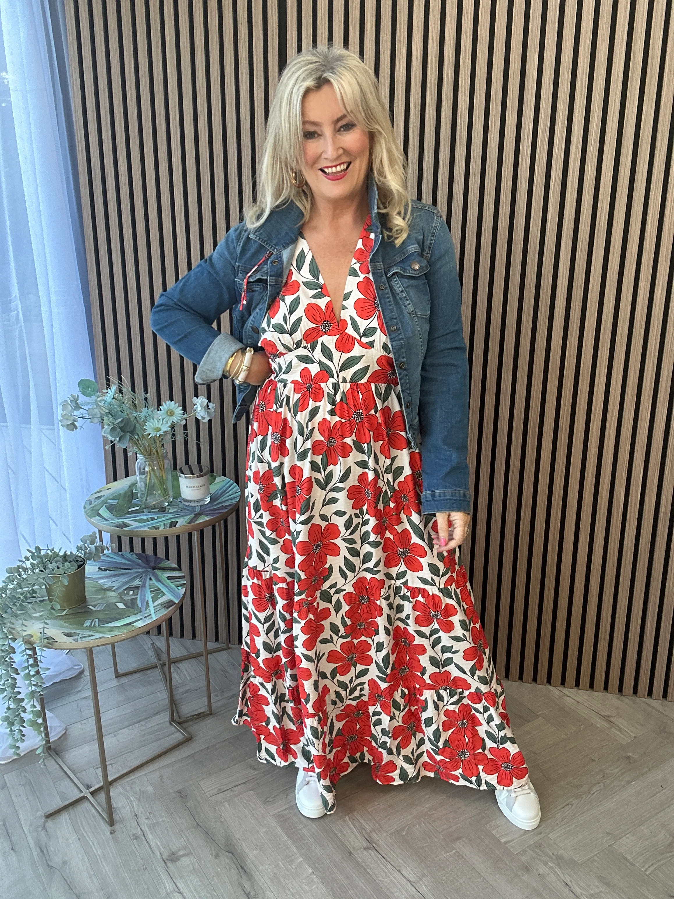 Lila Print Dress - Image 8